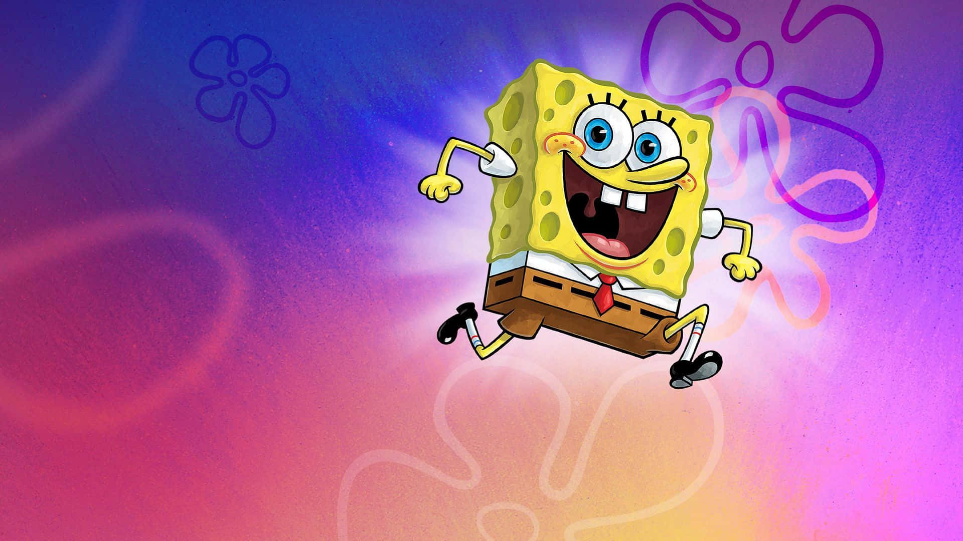 Enjoy A Bright, Sunny Day With Spongebob Desktop Background Background