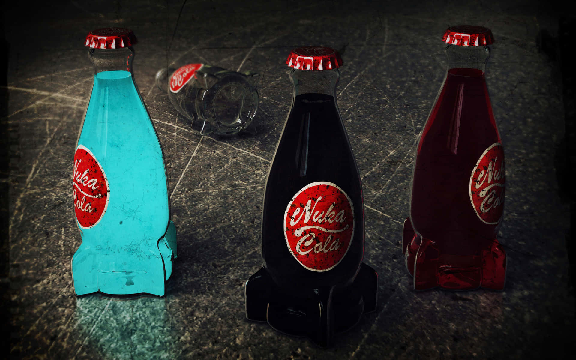 Enjoy A Cold And Refreshing Bottle Of Nuka Cola Background