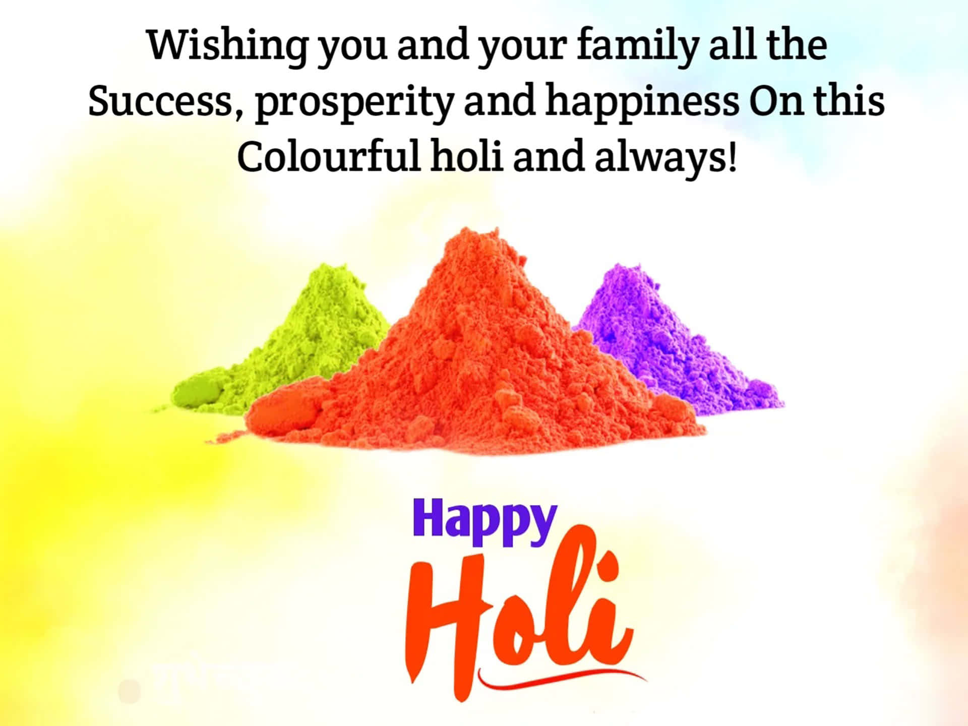 Enjoy A Colourful Holi Celebration! Background