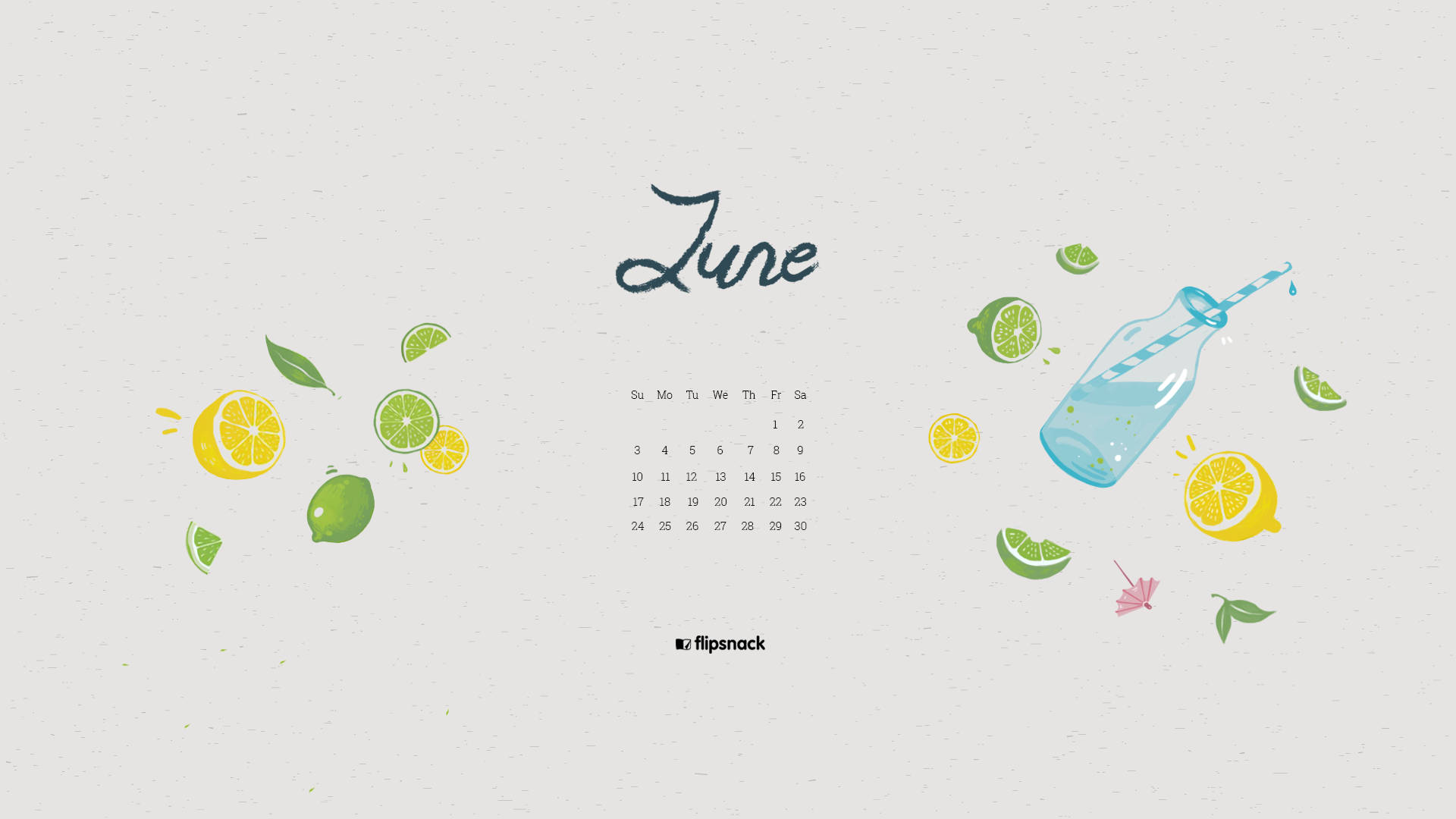 Enjoy A Cool Glass Of Refreshing Lemonade In June! Background
