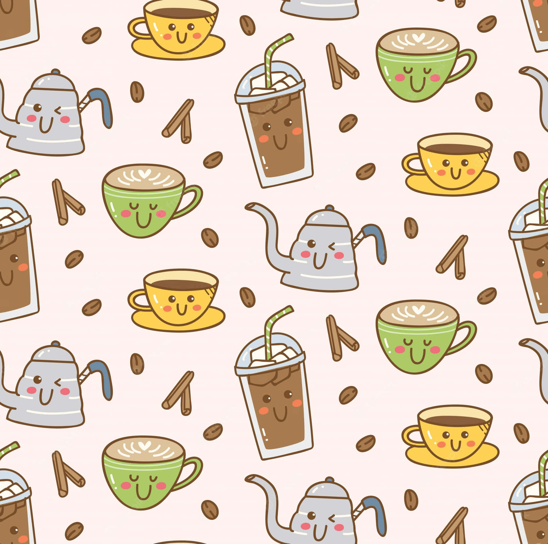 Enjoy A Cozy Cup Of Coffee Background