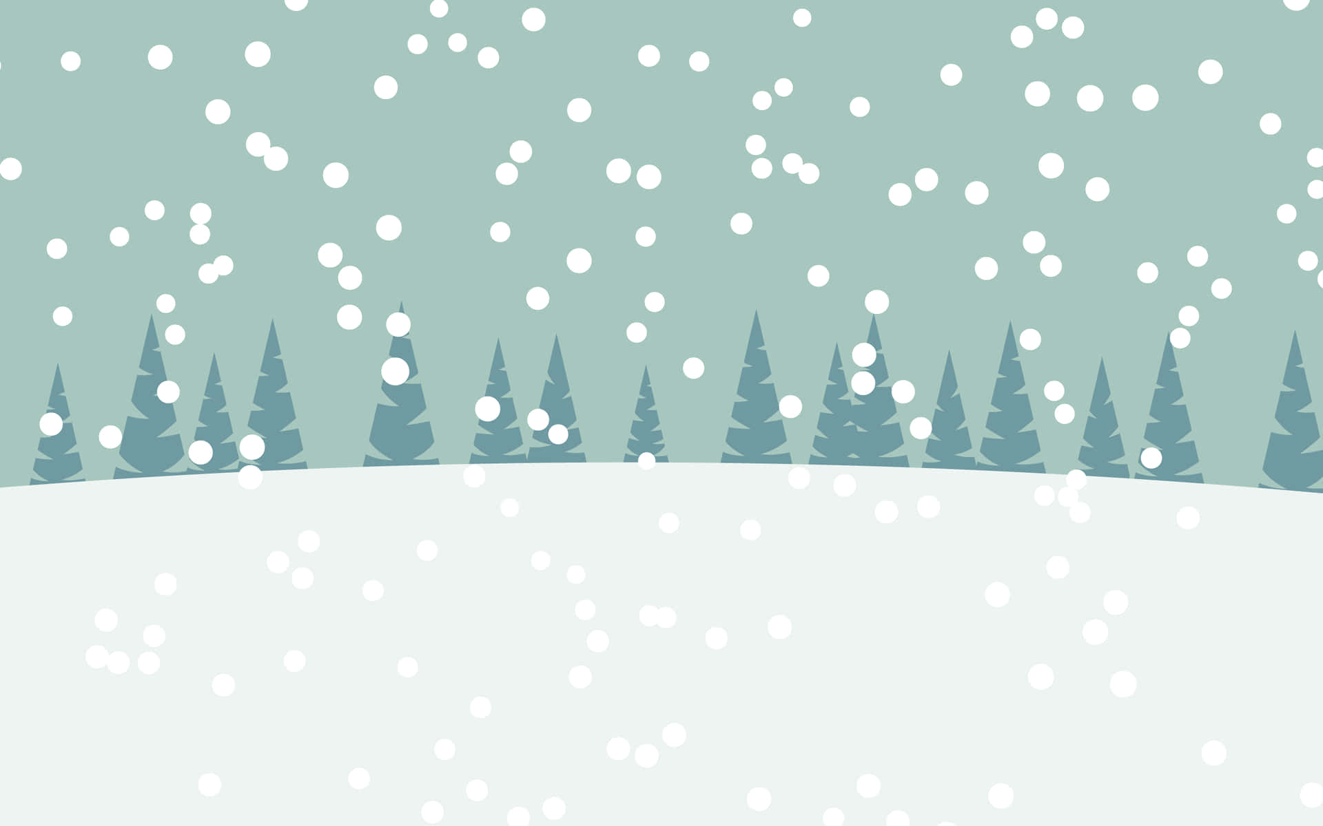 Enjoy A Cozy Minimalist Winter Background