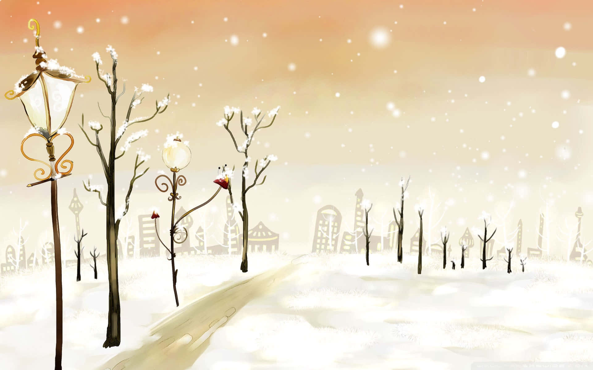 Enjoy A Cozy Winter Indoors Background