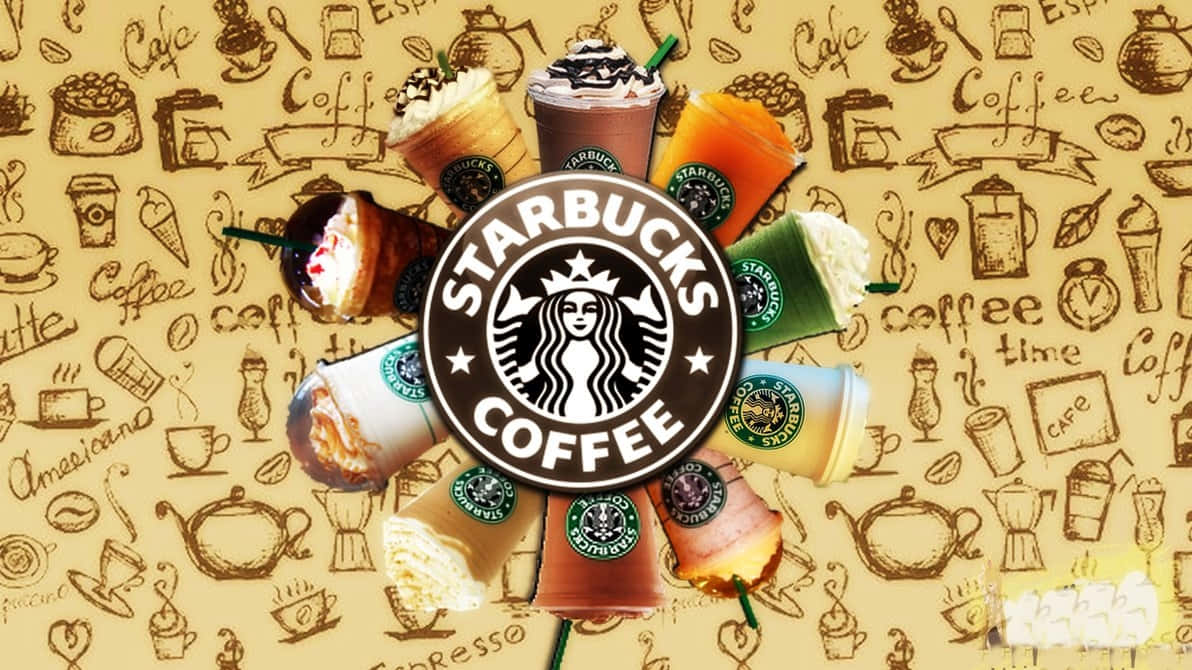 Enjoy A Cup Of Coffee With A Calming Aesthetic Background
