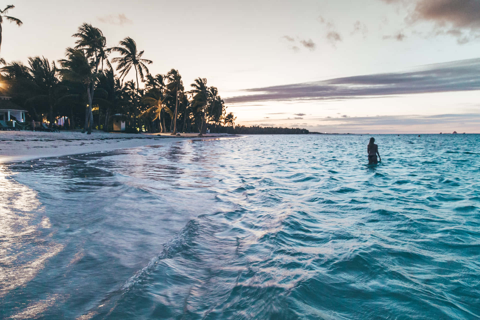 Enjoy A Day Of Rest And Relaxation Under The Caribbean Sun Background