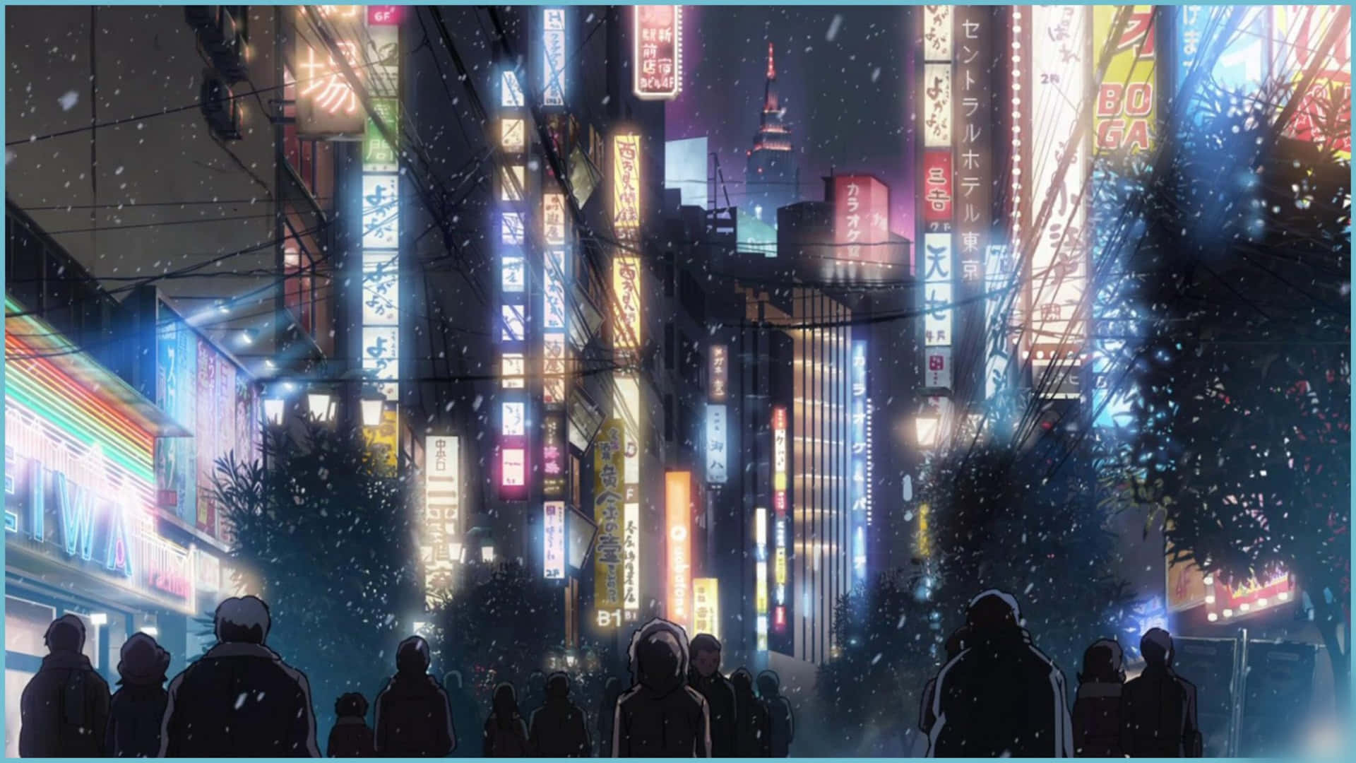 Enjoy A Fascinating Aerial View Of Tokyo's Stunning Neon Lights And Cityscape Background
