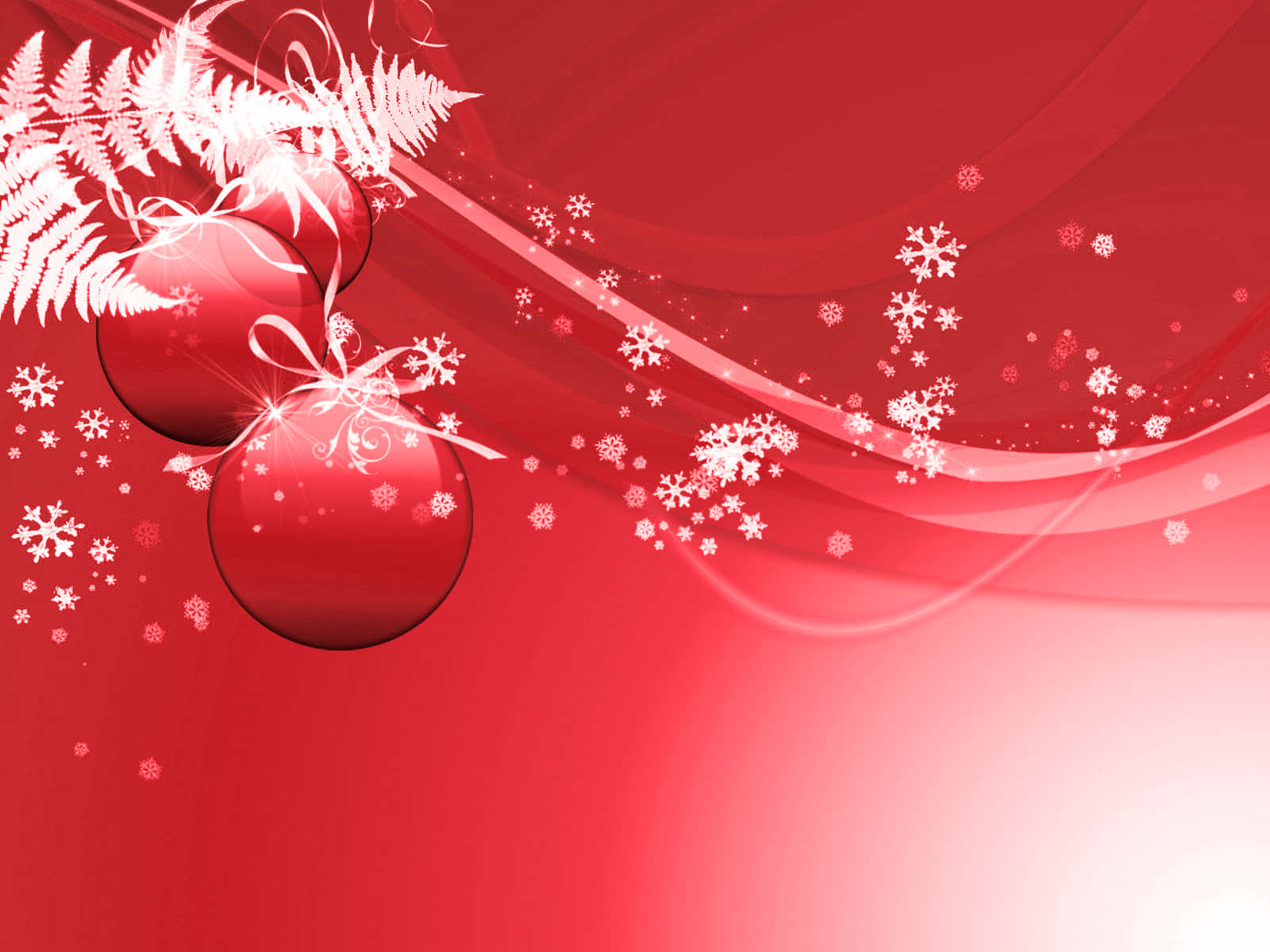 Enjoy A Festive Red Aesthetic Christmas Background