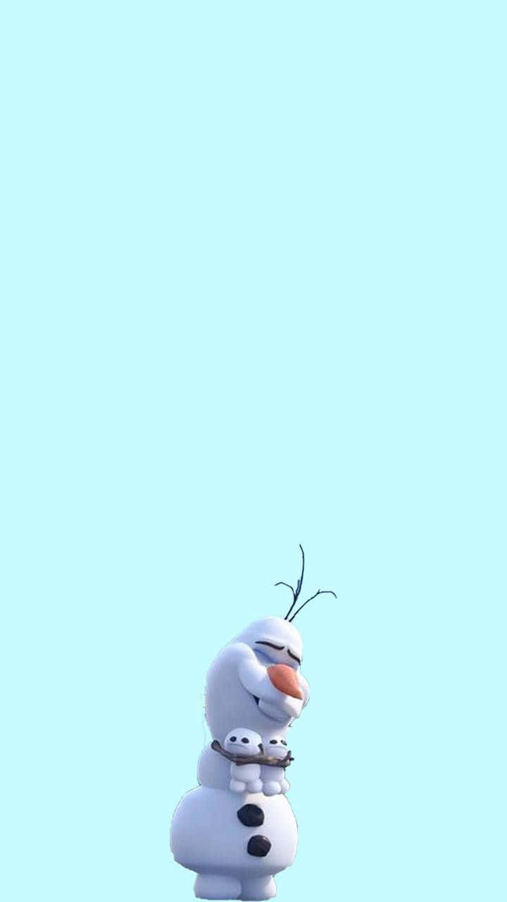 Enjoy A Fun And Magical Adventure With Cute Olaf Background