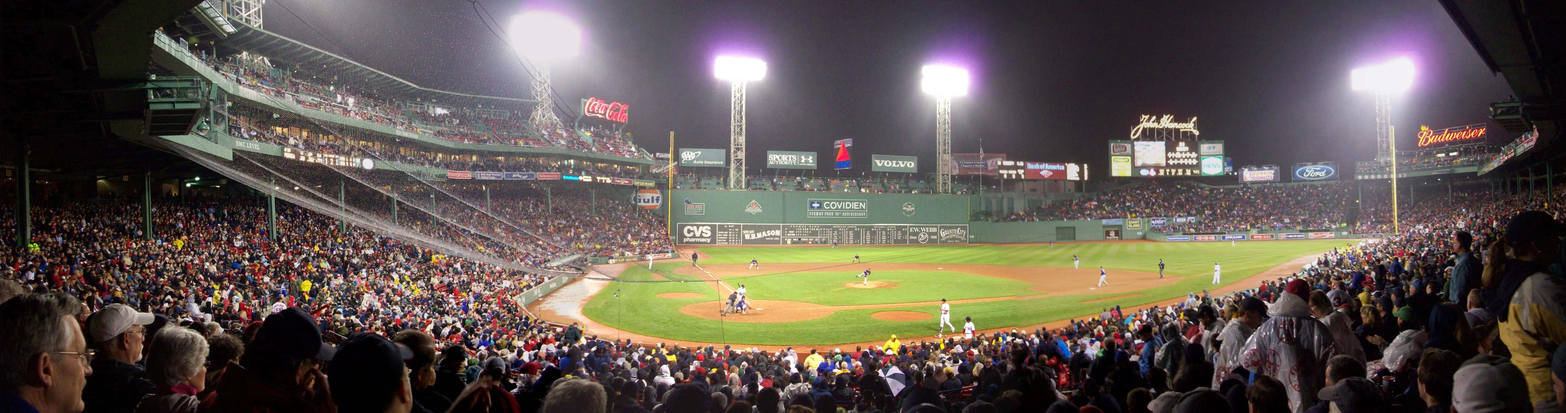 Enjoy A Game At Fenway Park, Boston Background
