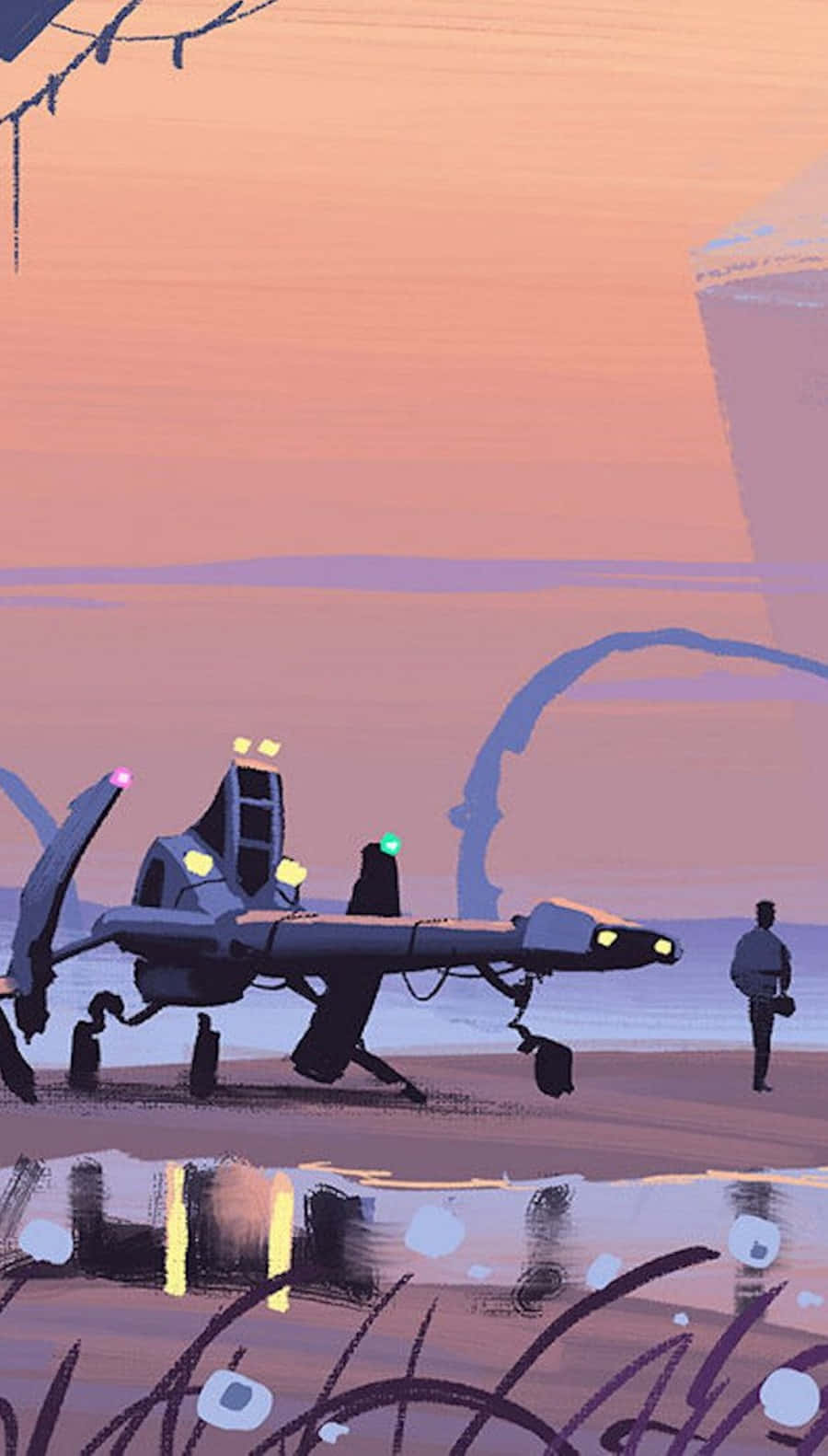 Enjoy A Journey Of Exploration And Discovery Across The Vast Universe Of No Man's Sky With Your Phone! Background