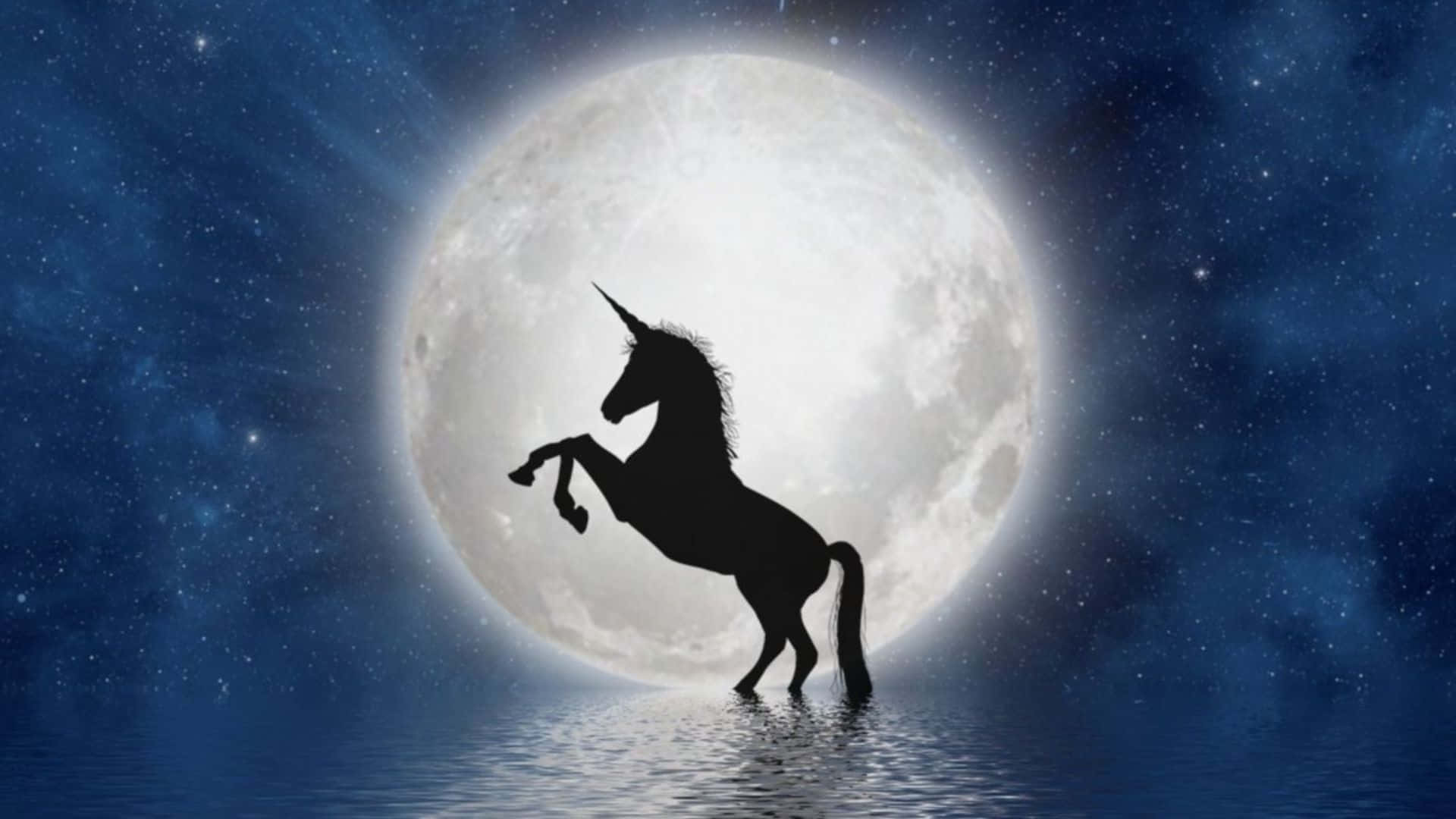 Enjoy A Magical Desktop Experience With A Unicorn Background