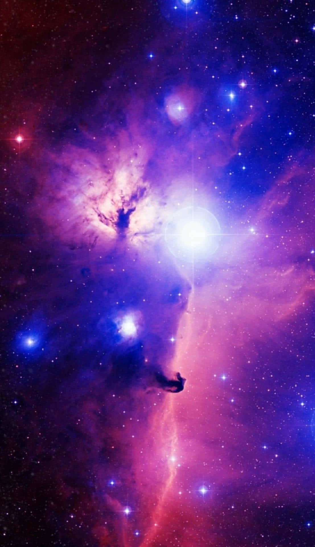 Enjoy A Magnificent View Of Outer Space With Kawaii Galaxy! Background