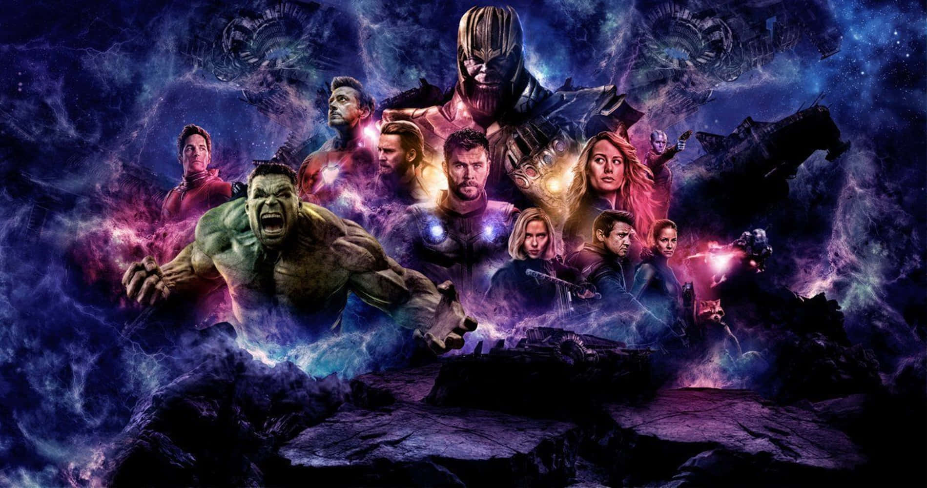 Enjoy A Marvelisitc Computing Experience With Avengers Laptop! Background