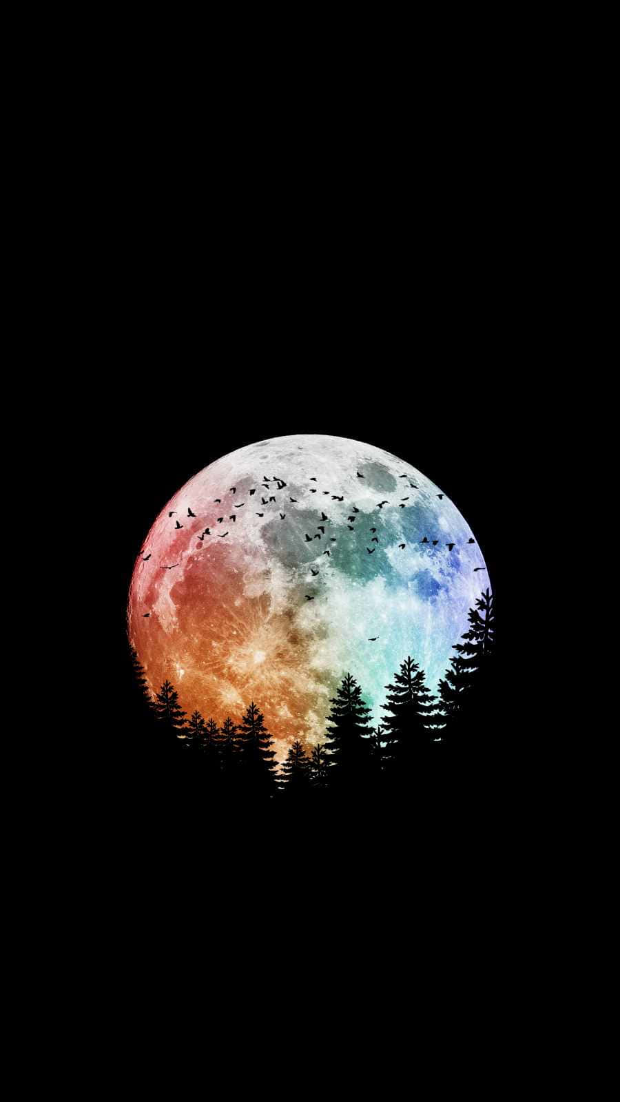 Enjoy A Moonlit Evening With Your Iphone Background