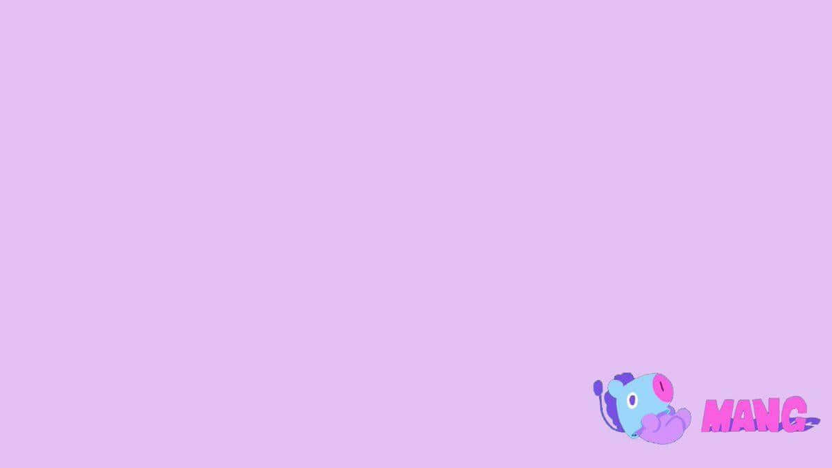 Enjoy A Peaceful Desktop Background With Bts's Pink Aesthetic Background