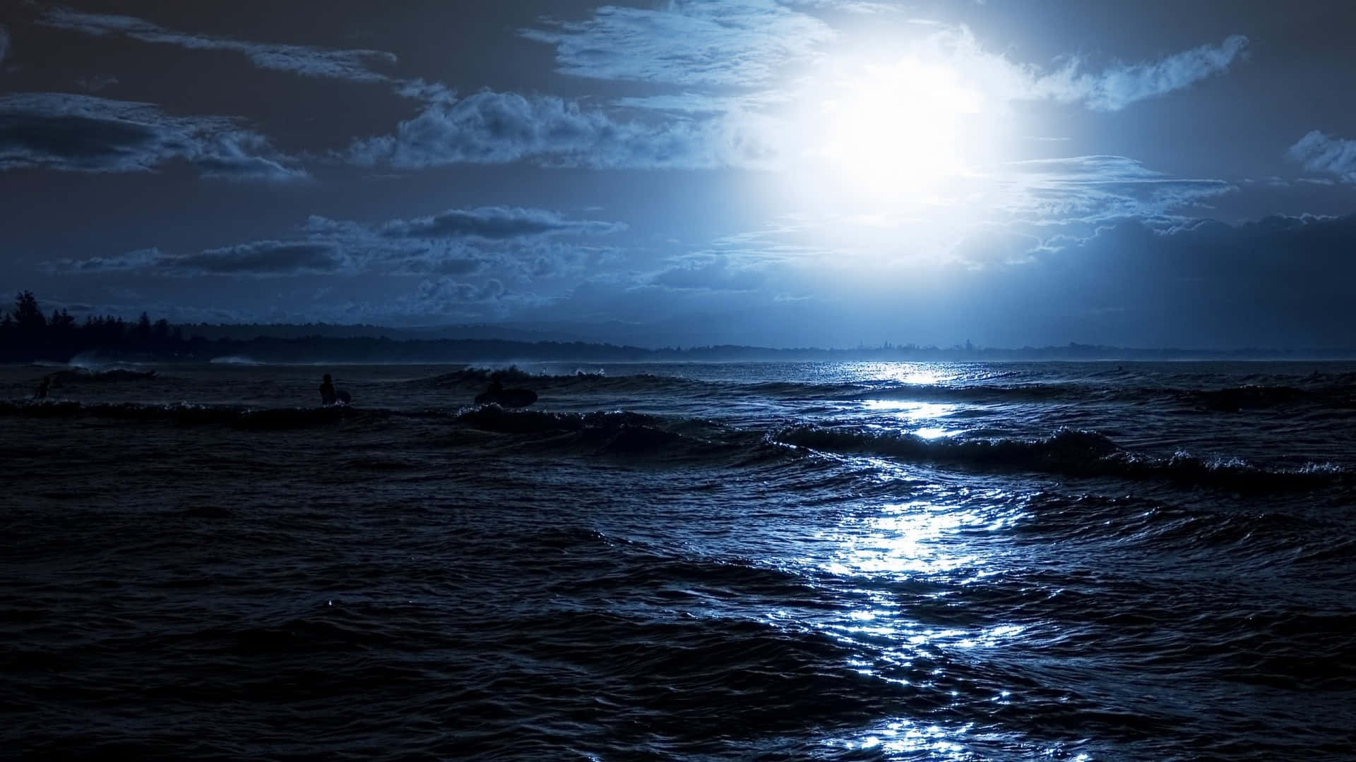 Enjoy A Peaceful Tranquility Of A Beautiful Ocean View. Background