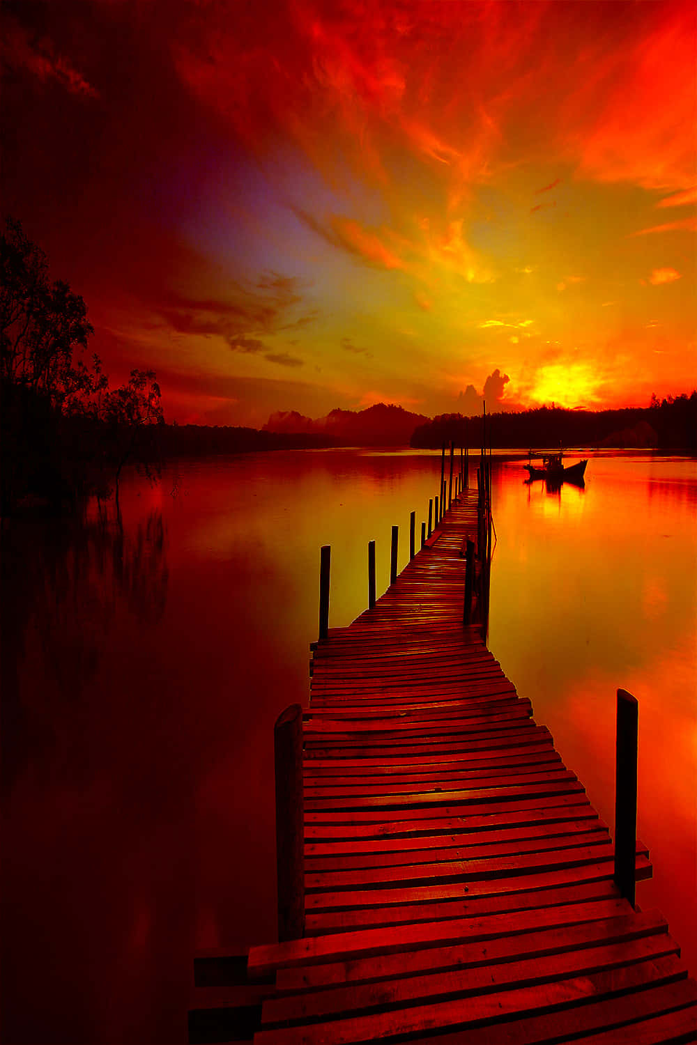 Enjoy A Phone View Of The Beautiful Travel Destination. Background