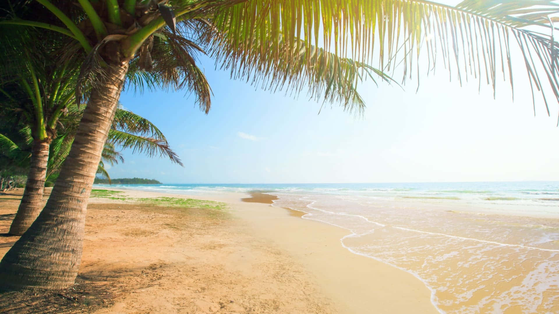 Enjoy A Relaxing Day At The Beach Background