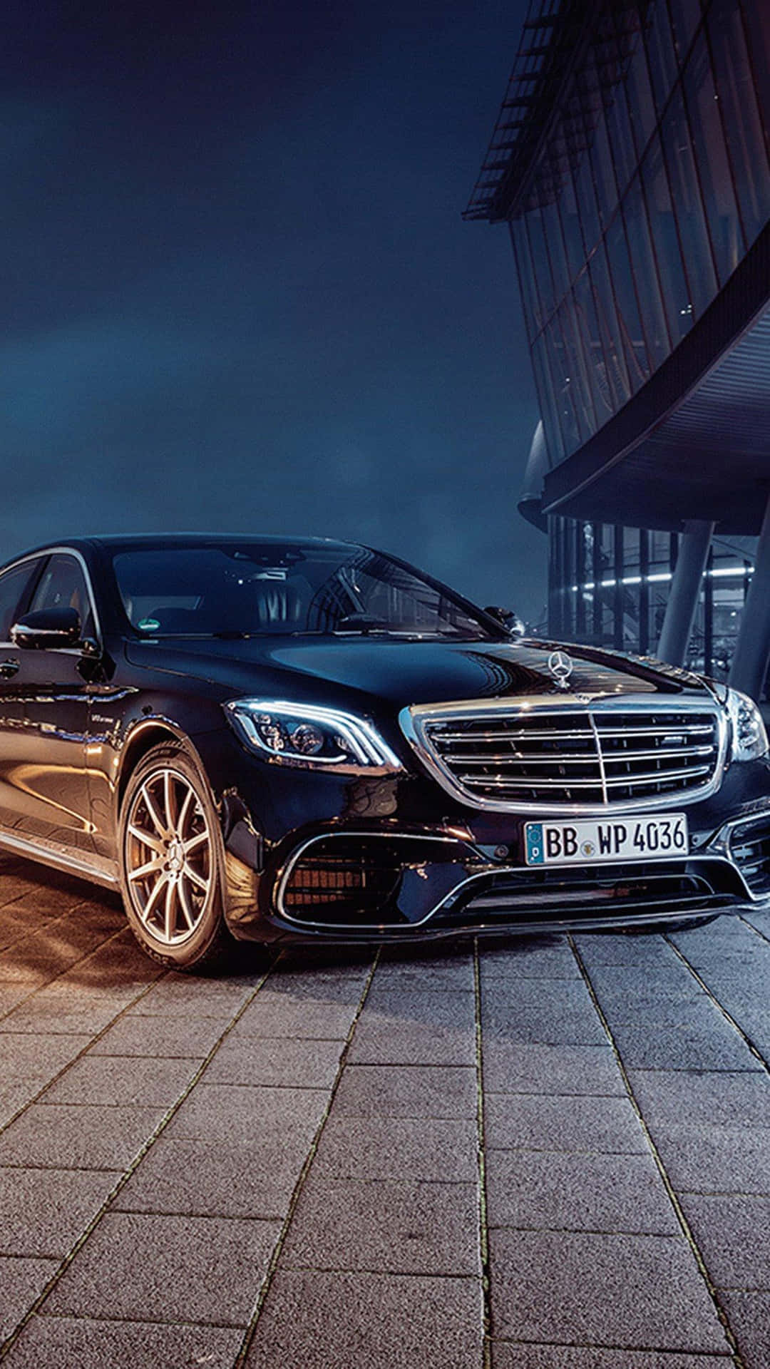 Enjoy A Sophisticated Experience With Mercedes Classic Iphone Background