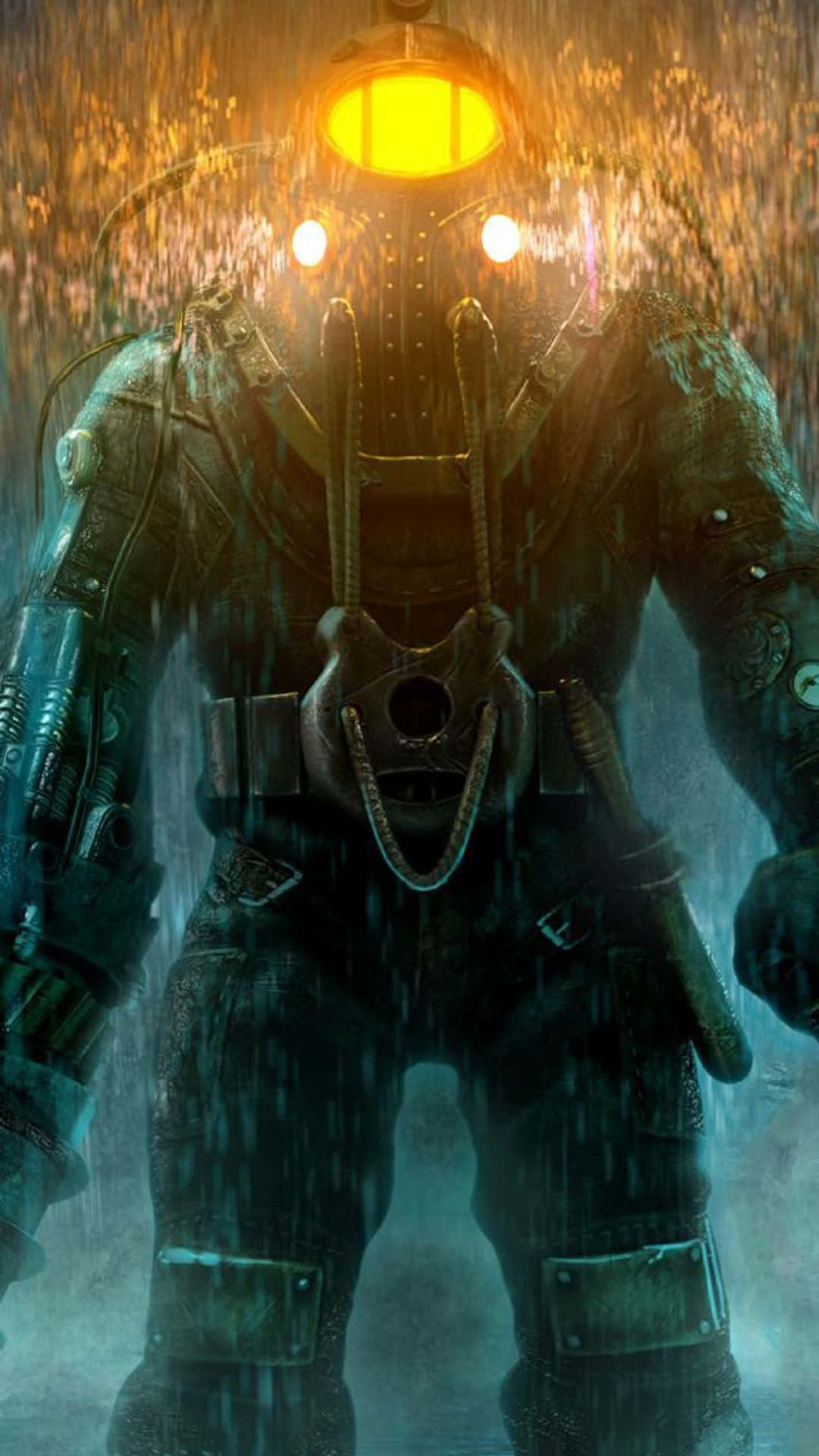 Enjoy A Surreal World With The Mesmerizing 4k Bioshock Iphone! Background