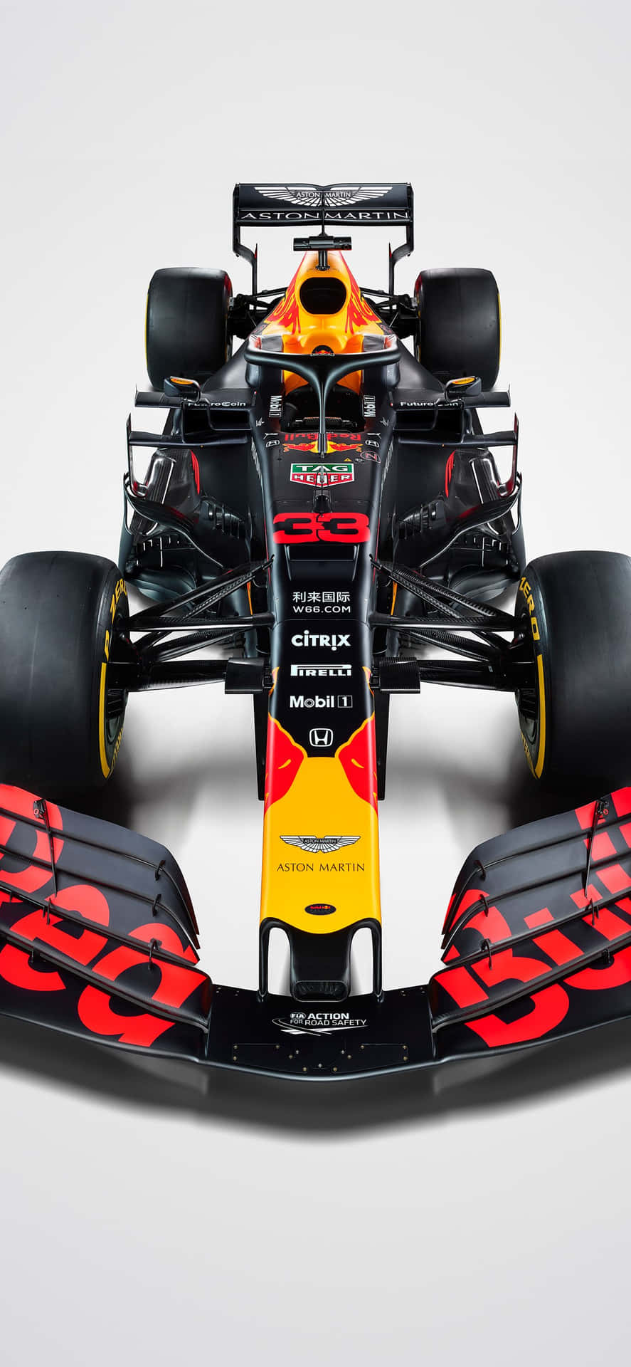 Enjoy A Unique Viewing Experience With The Formula 1 Iphone Background