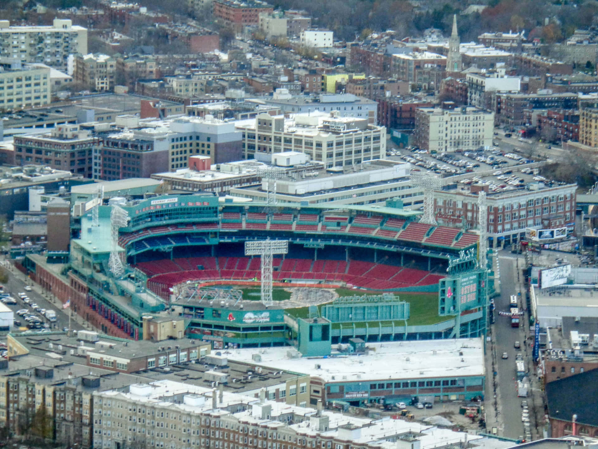 Enjoy A View Of America's Oldest Ballpark - Fenway Park In 4k Quality! Background