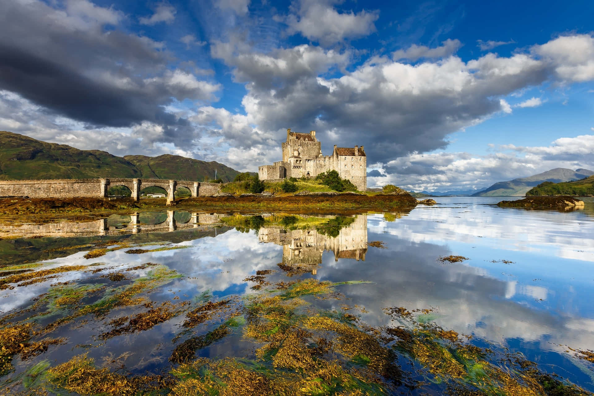 Enjoy A View Of Rural Scotland Background