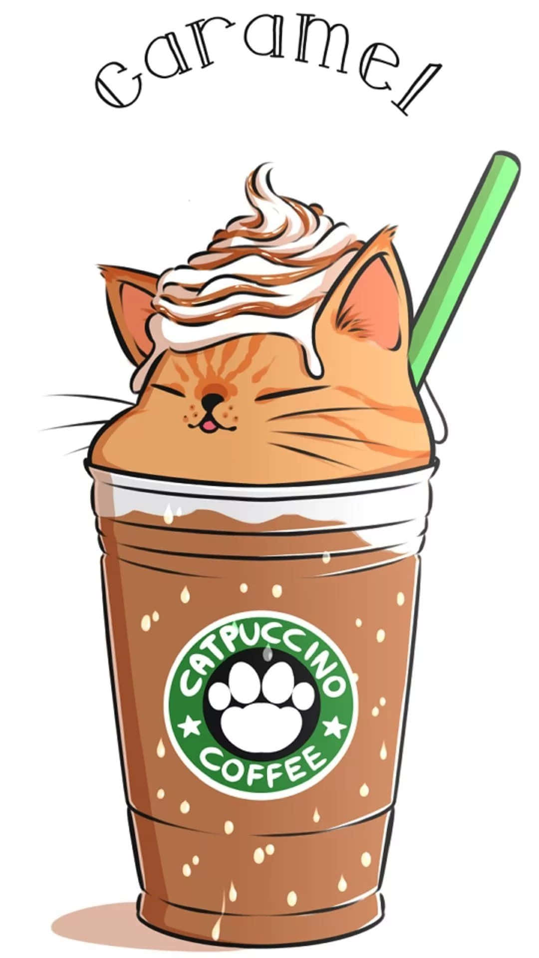 Enjoy A Warm Cup Of Coffee From Starbucks Background