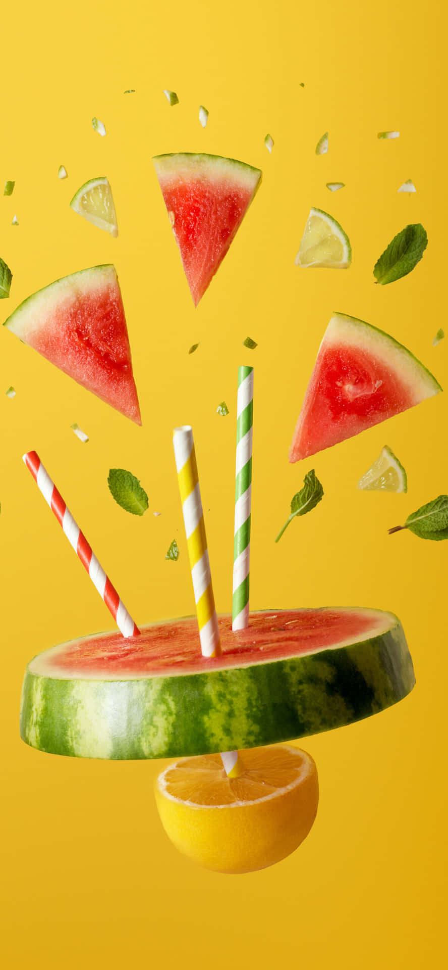 Enjoy A Watermelon Iphone Background And Jazz Up Your Home Screen! Background