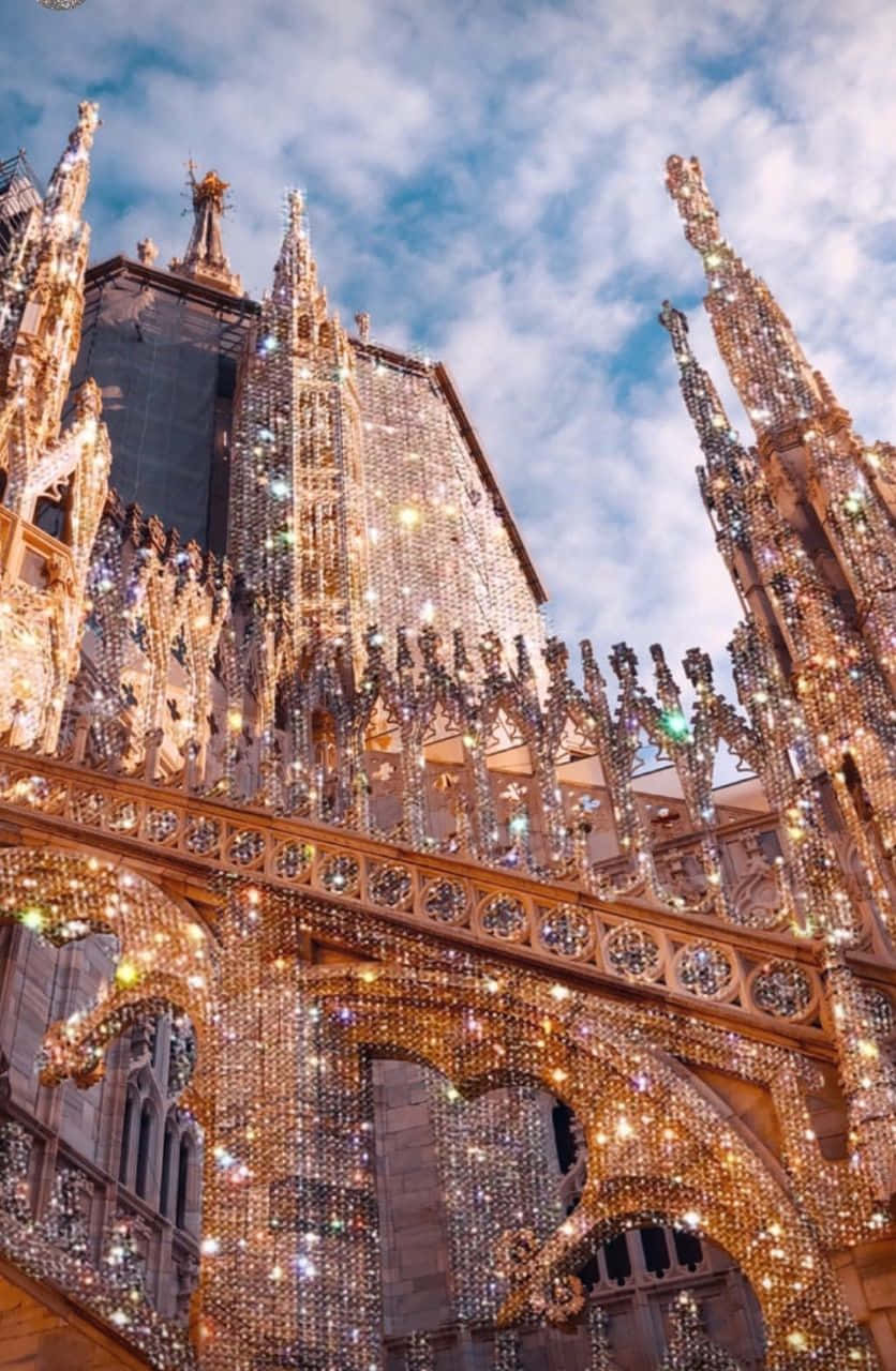 Enjoy An Aesthetic Castle View Background