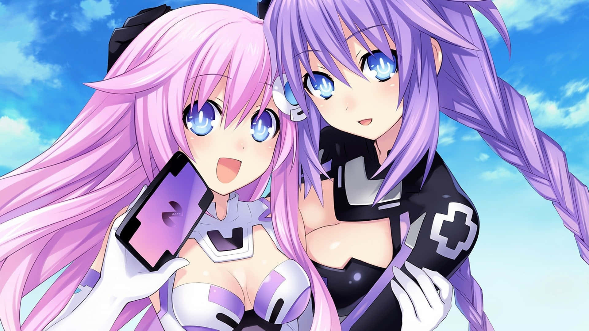 Enjoy An Electrifying Adventure In Hyperdimension Neptunia! Background