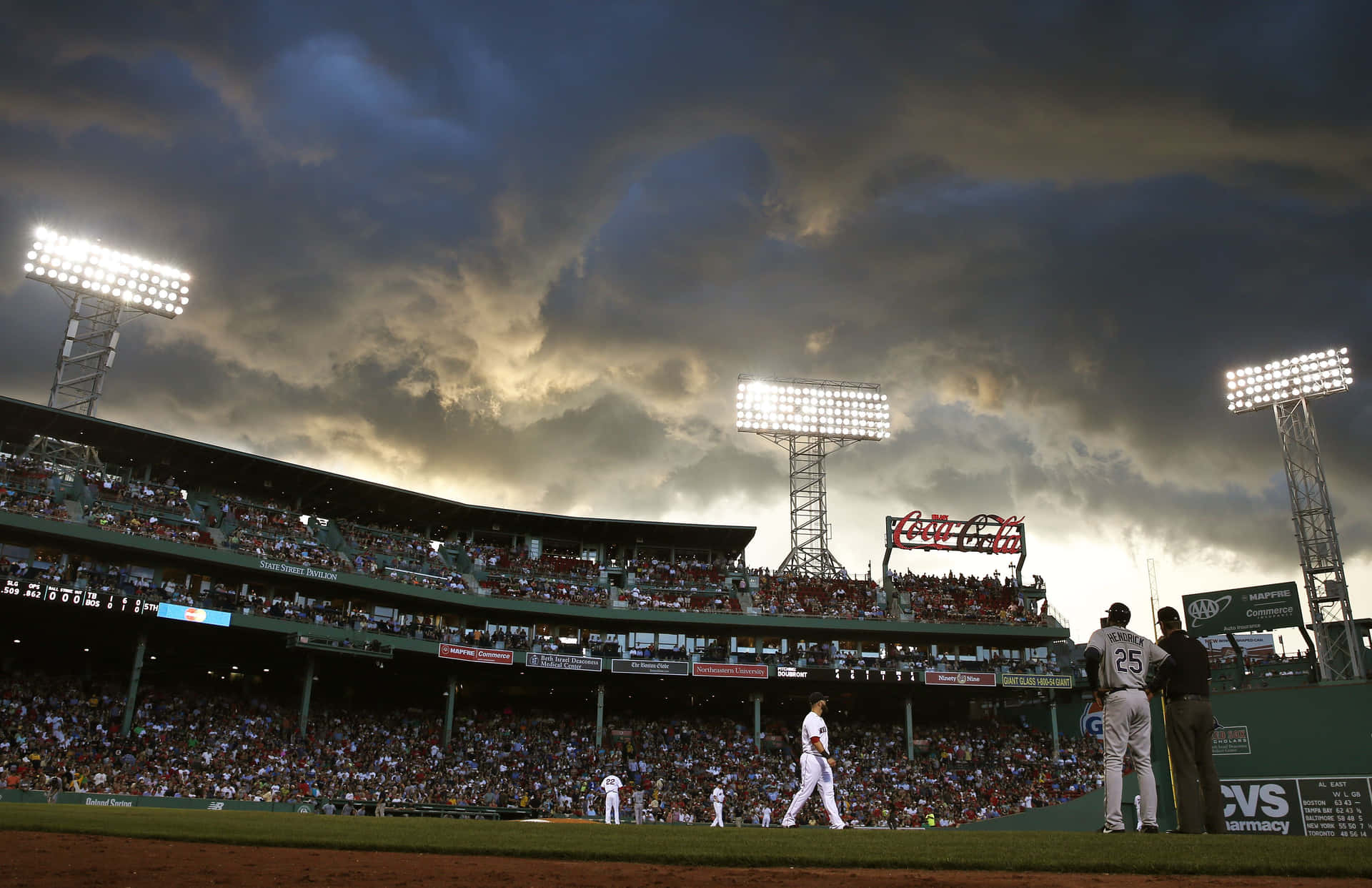 Enjoy An Unforgettable Experience At Fenway Park Background