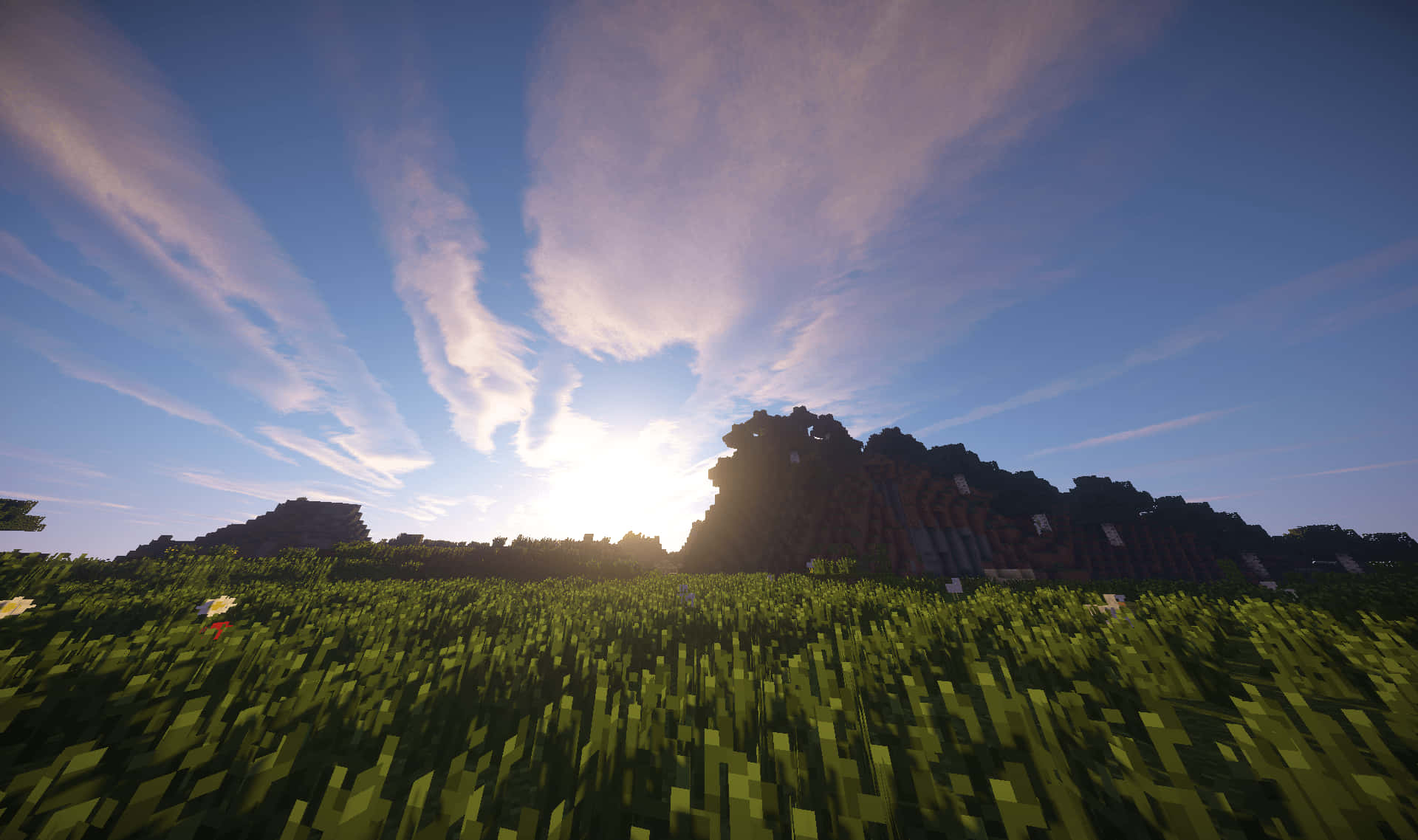Enjoy Breathtaking Visuals With Minecraft Shaders Background