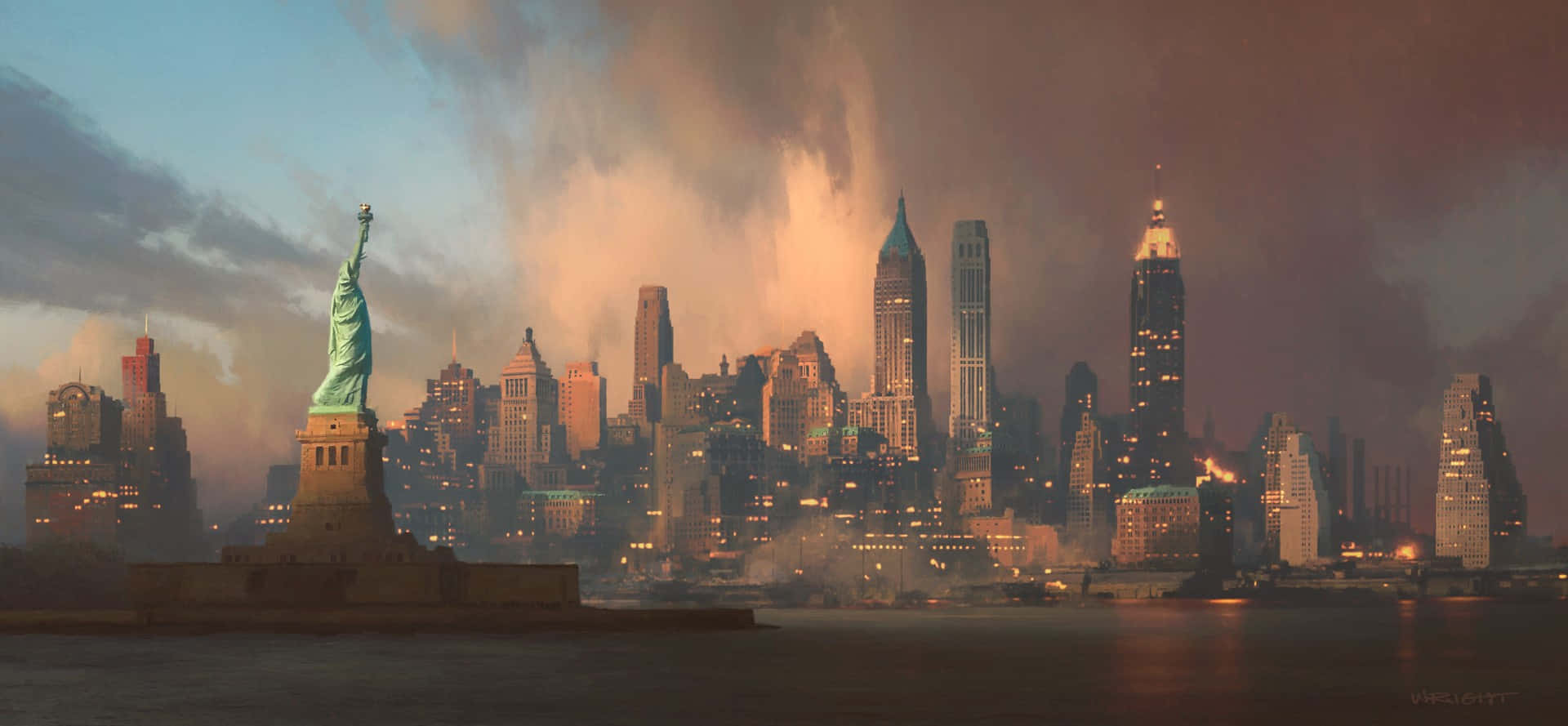 Enjoy Culture And Art In New York Background