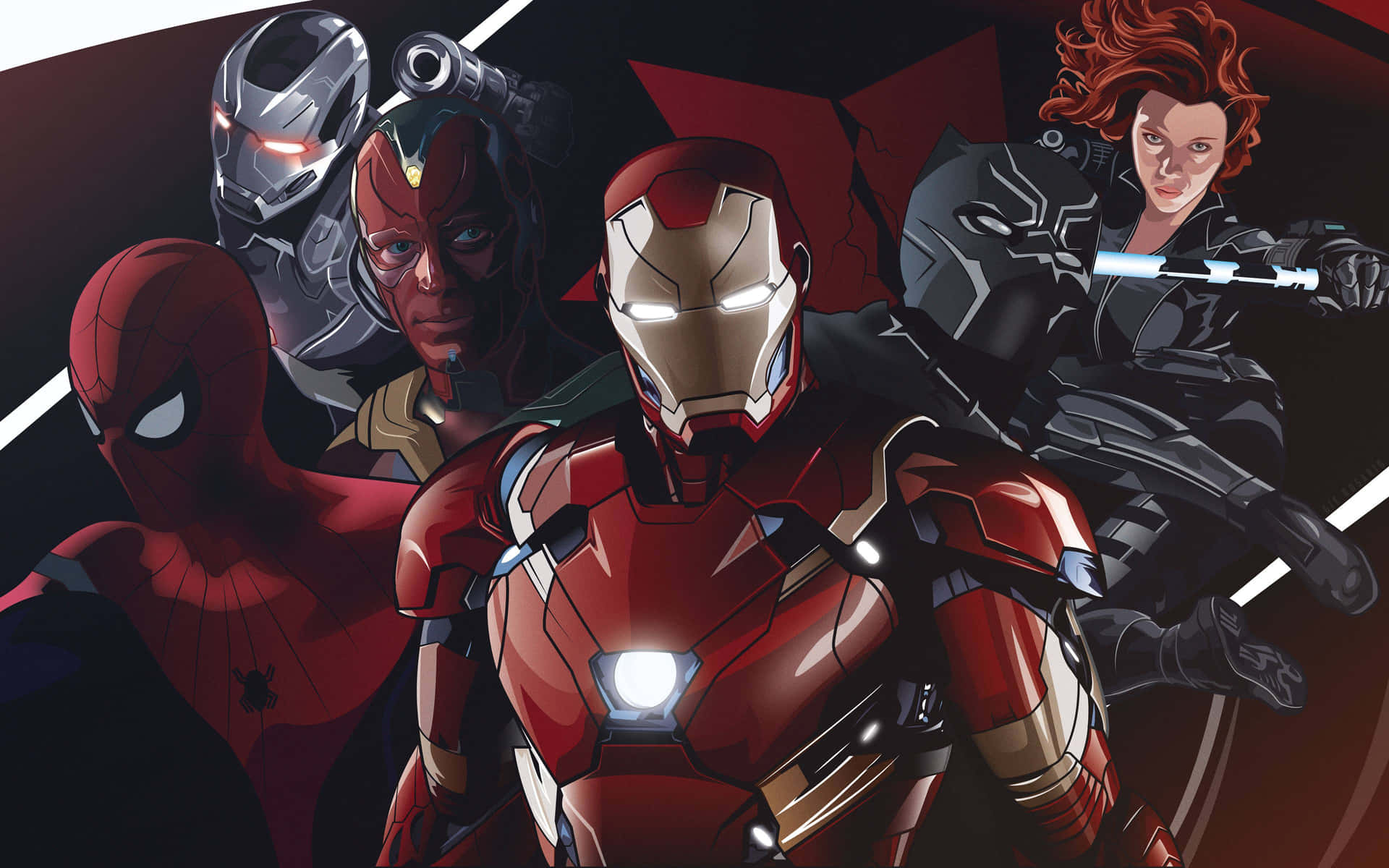 Enjoy Entertainment With A Marvel Ipad Background
