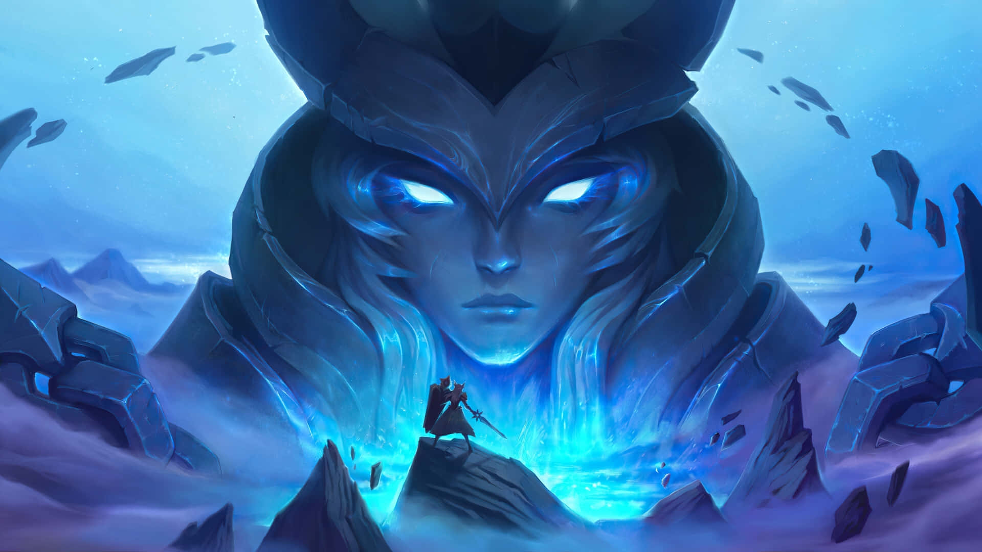 Enjoy Epic Adventures With League Of Legends On A Laptop Background