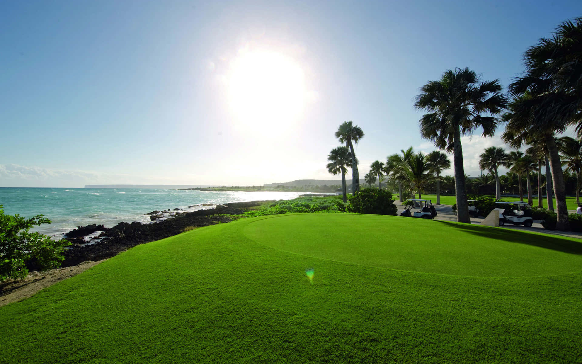 Enjoy Florida's Tropical Climate While Playing Golf At One Of Its Many Courses! Background