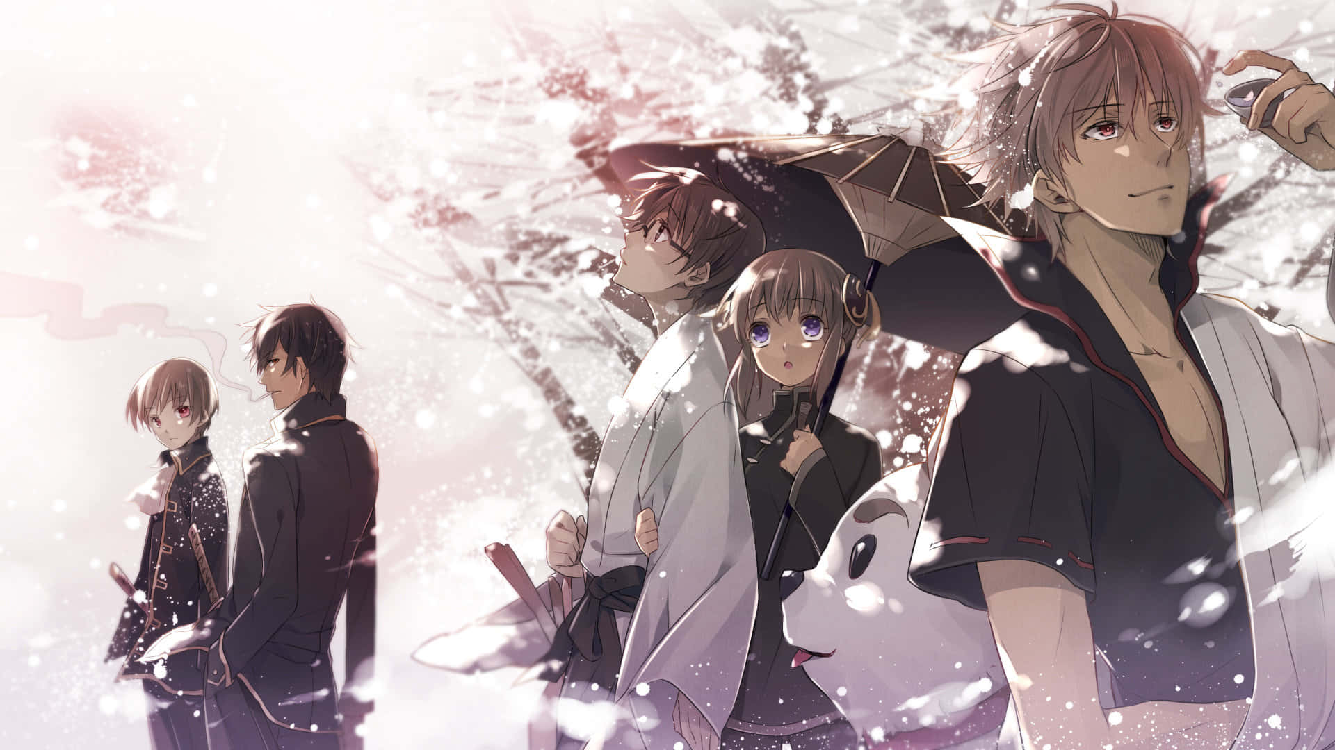 Enjoy Gintama Hd With This High-quality Wallpaper! Background