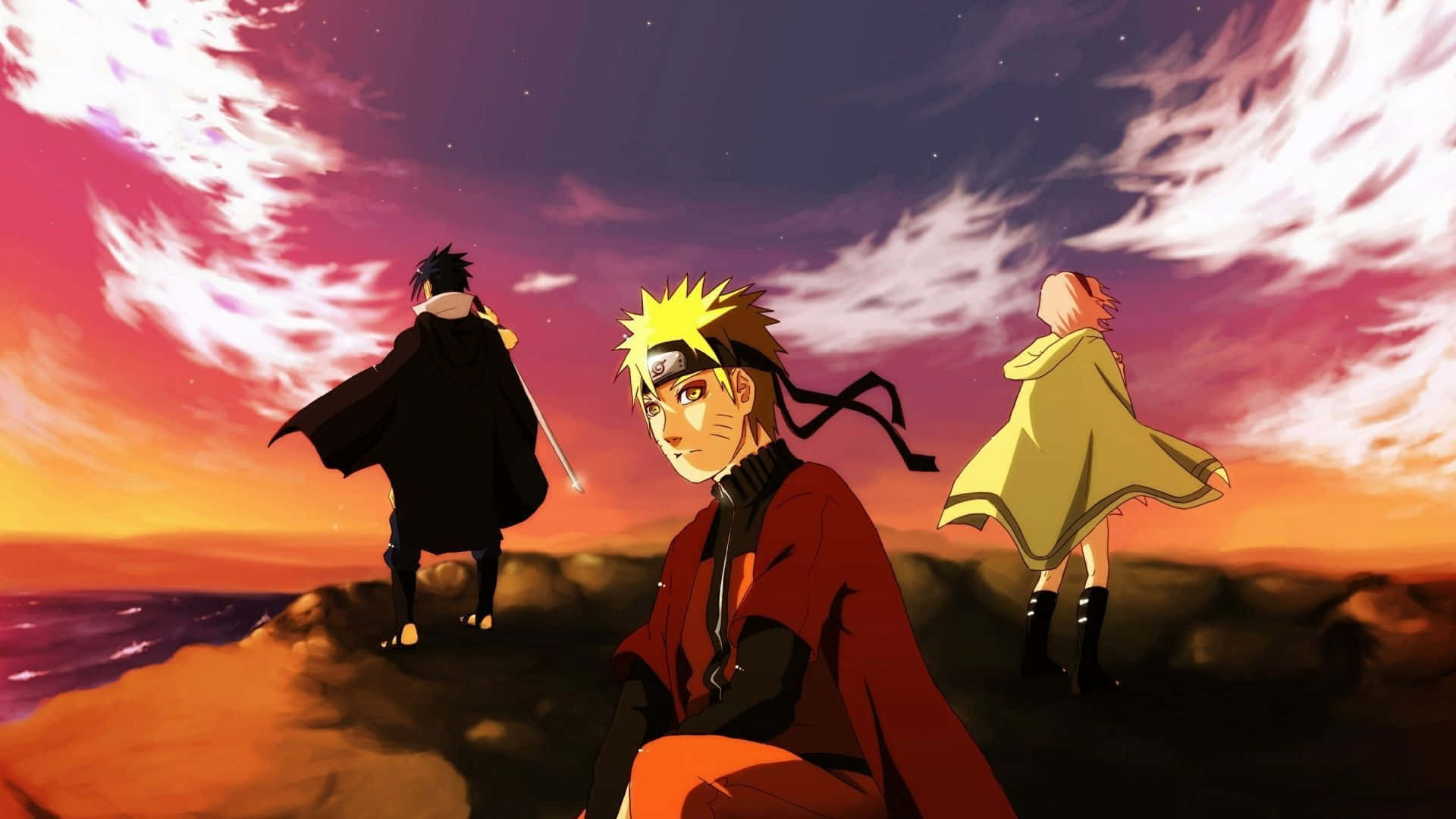 Enjoy Hours Of Entertainment With The Naruto Macbook Pro Background