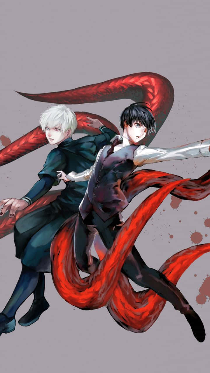 Enjoy Hours Of Gaming And Entertainment On Kaneki Phone Background