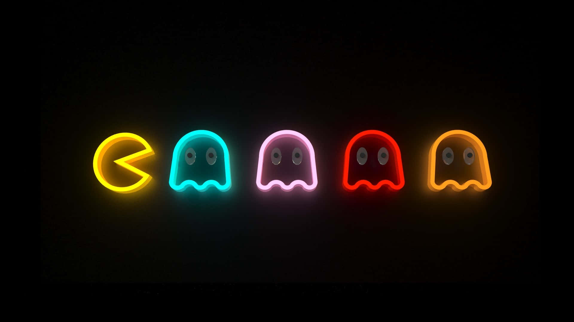 Enjoy Hours Of Gaming With The Original Hd Pacman Background