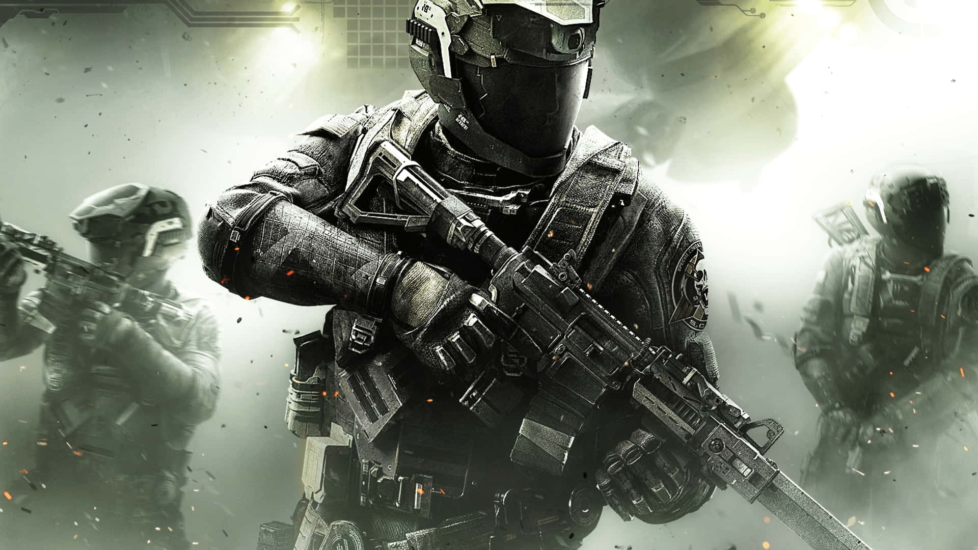 Enjoy Intense Military Engagements With The Iconic Call Of Duty Full Hd. Background