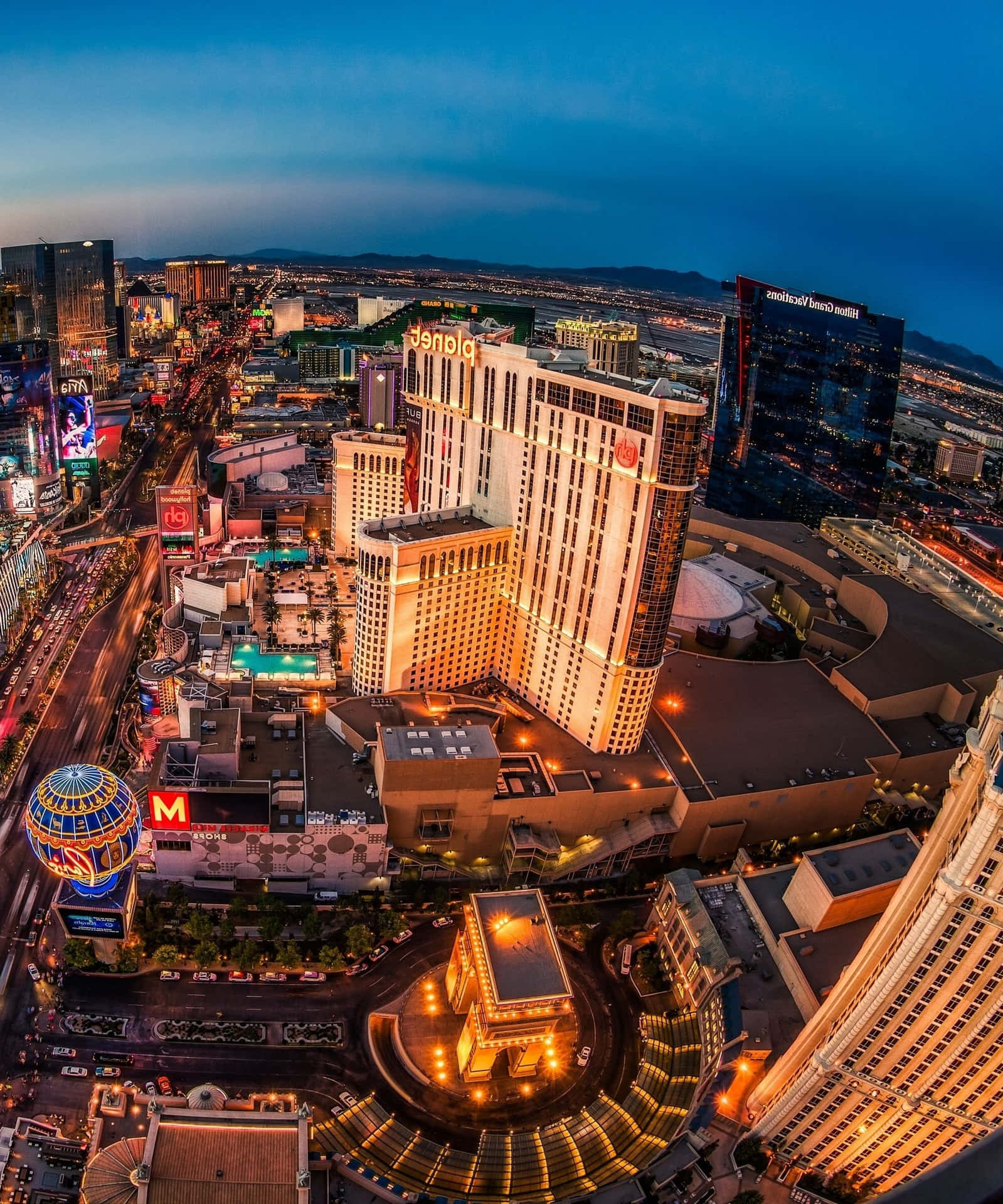 Enjoy Life In Las Vegas Background