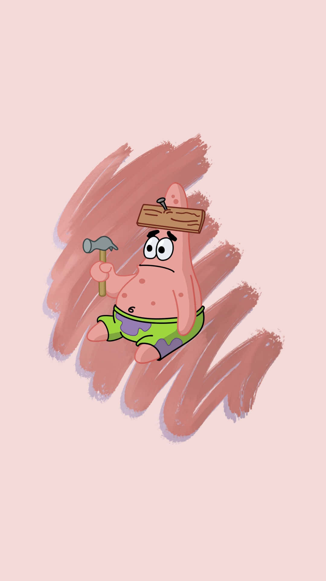 Enjoy Life's Little Pleasures With Patrick Aesthetic Background