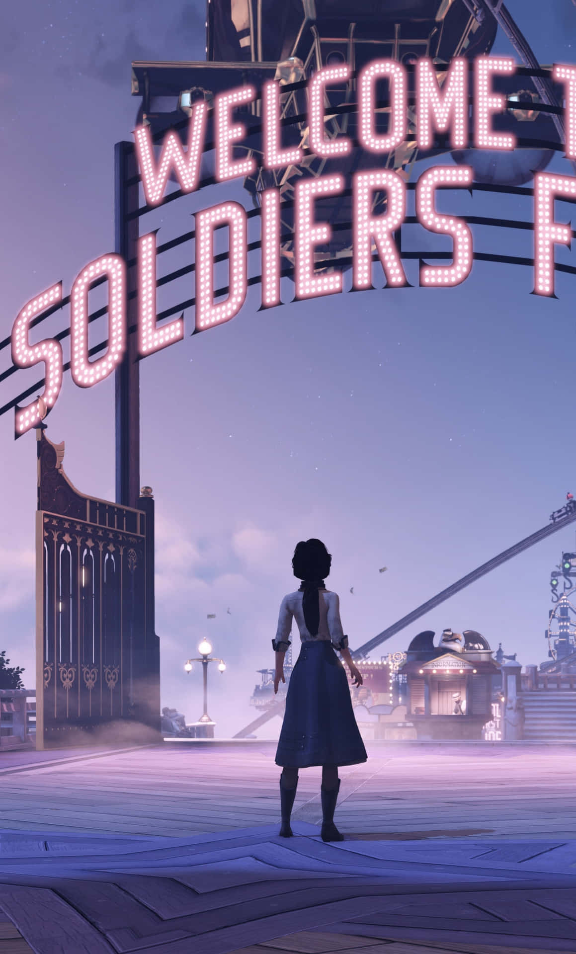 Enjoy Mind-blowing 4k Graphics Of Bioshock On Your Iphone! Background