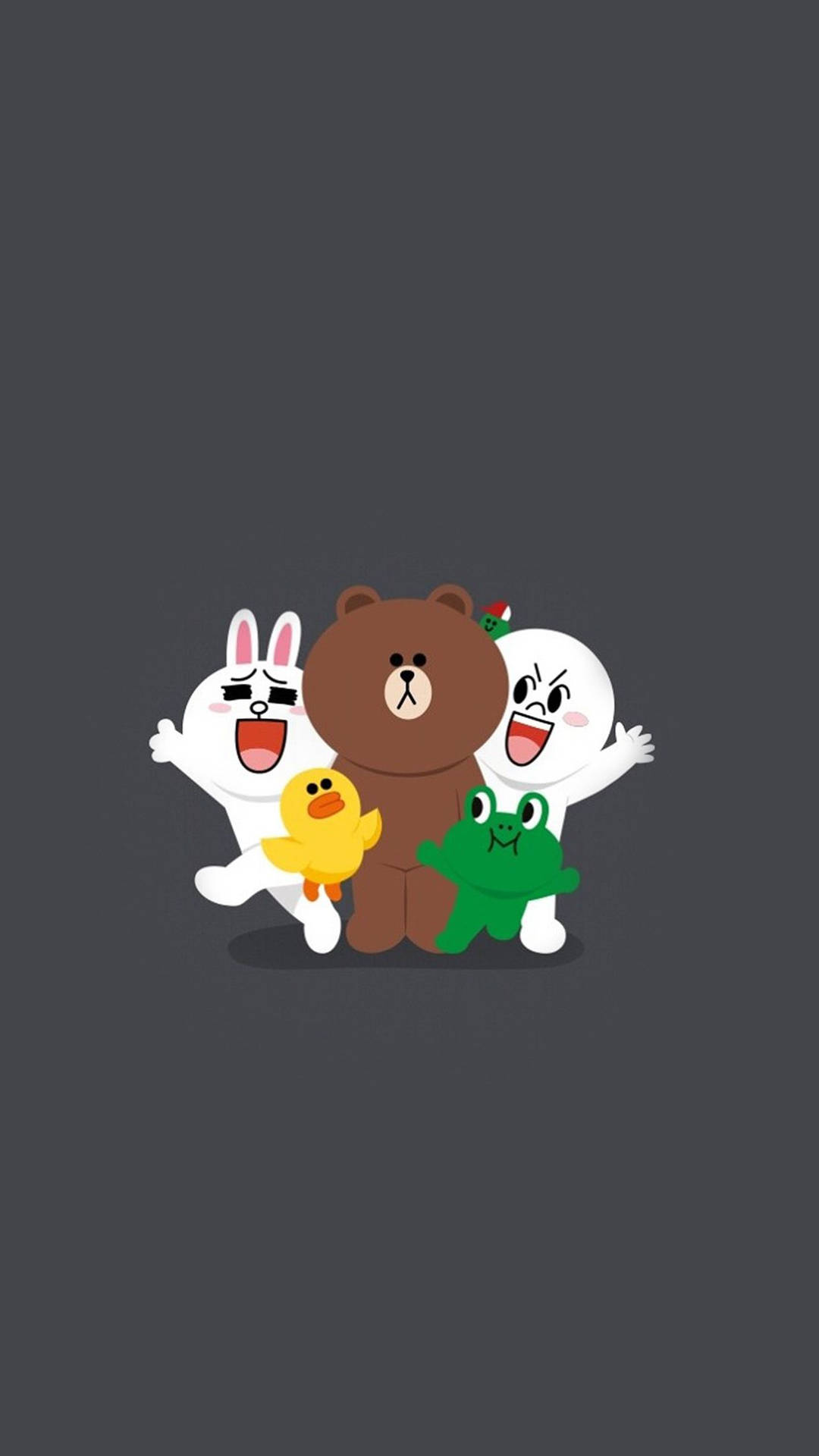 Enjoy More Fun With Line Friends Background