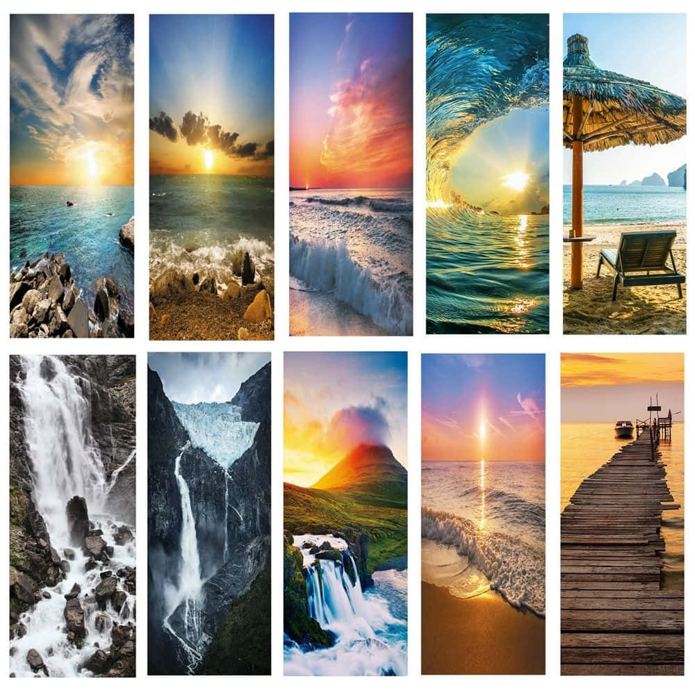 Enjoy Nature’s Amazing View Of An Endless Beach Background