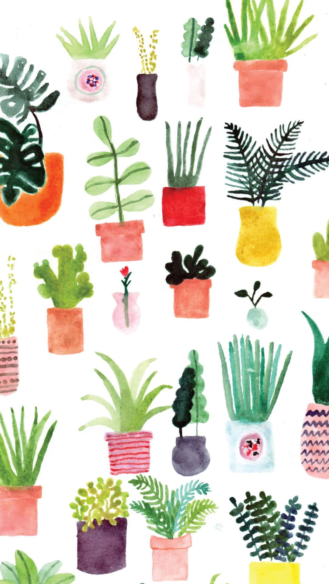 Enjoy Plant Aesthetics With A Phone Upgrade Background