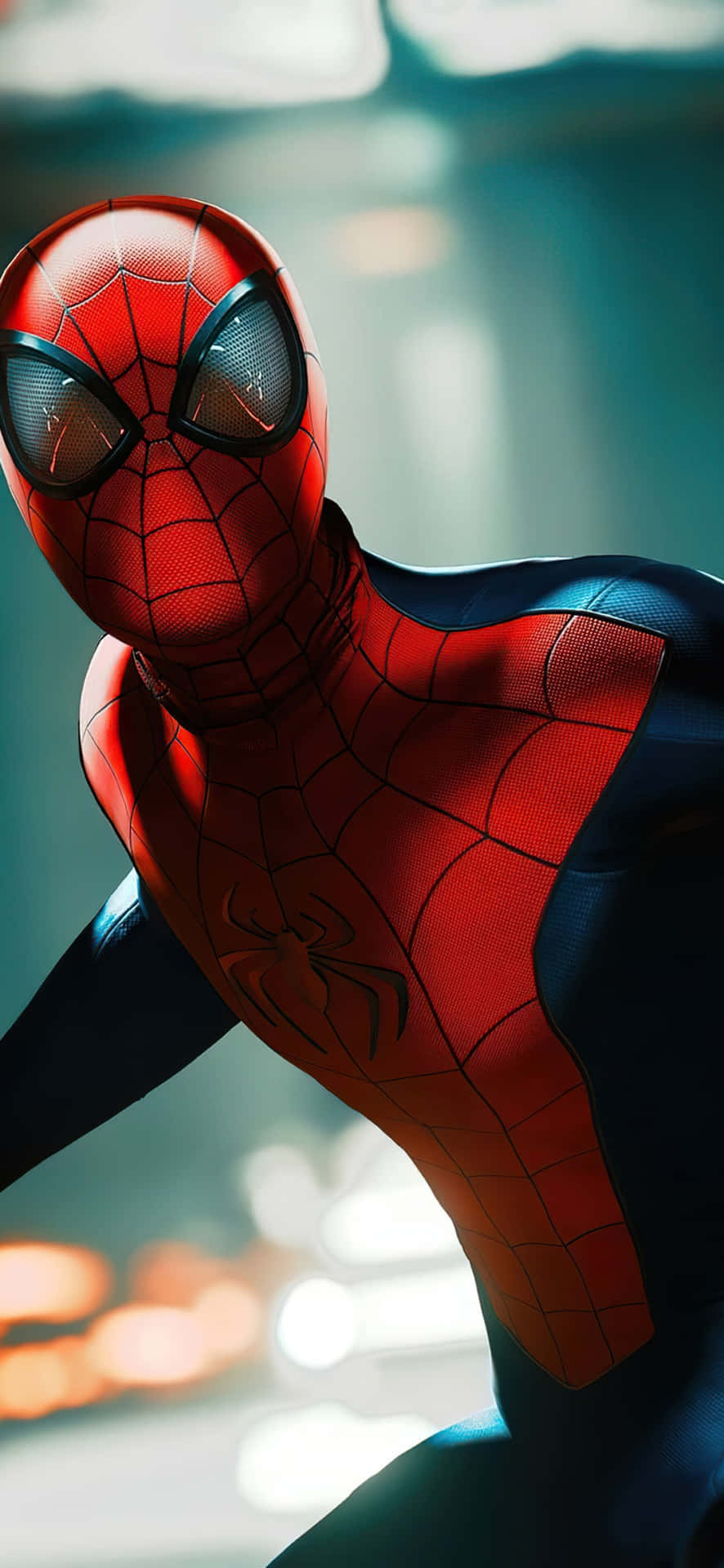 Enjoy Playing An Amazing Spider Man Game On Your Iphone Background