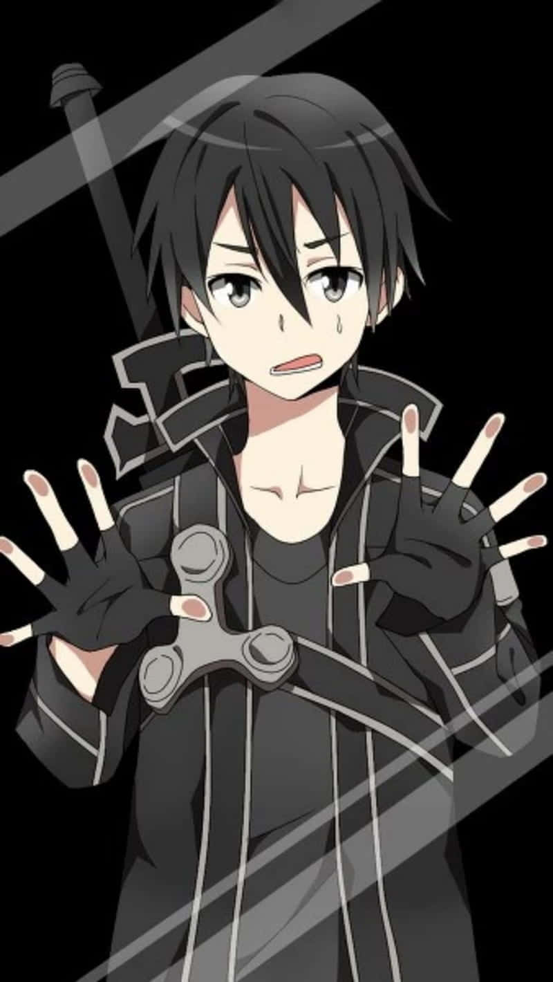 Enjoy Premium Visuals And Audio Effects With Sword Art Online Iphone Background
